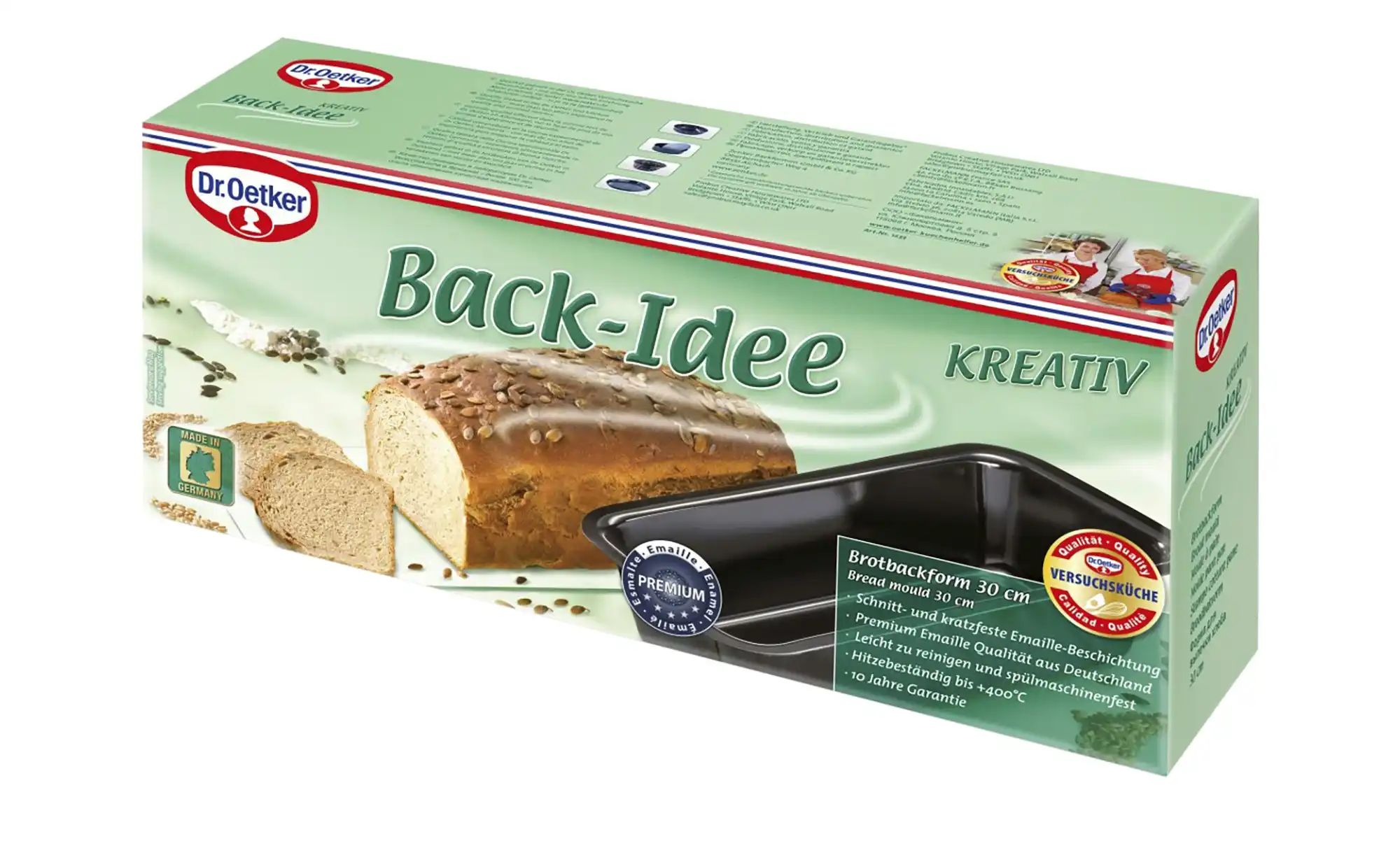 Dr. Oetker Brotbackform  Back-Idee Kreativ ¦ schwarz ¦ Stahlblech ¦ Maße (c günstig online kaufen