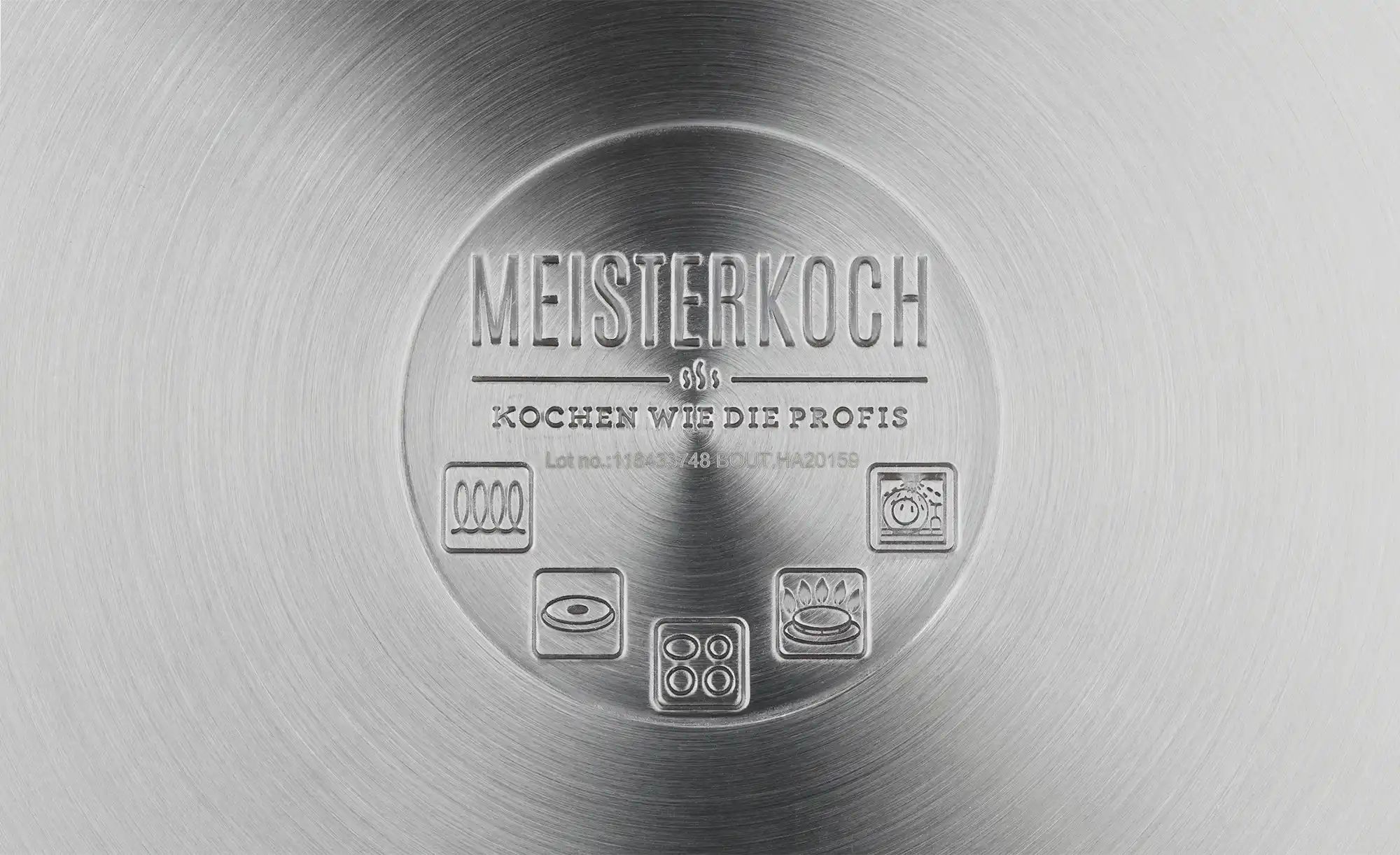 Thumbnail - Meisterkoch Topf  MODUS ¦ silber ¦ Edelstahl ¦ Maße (cm): H: 11,5  Ø: 24 Töpfe & Pfannen & Zubehör > Töpfe - Höffner