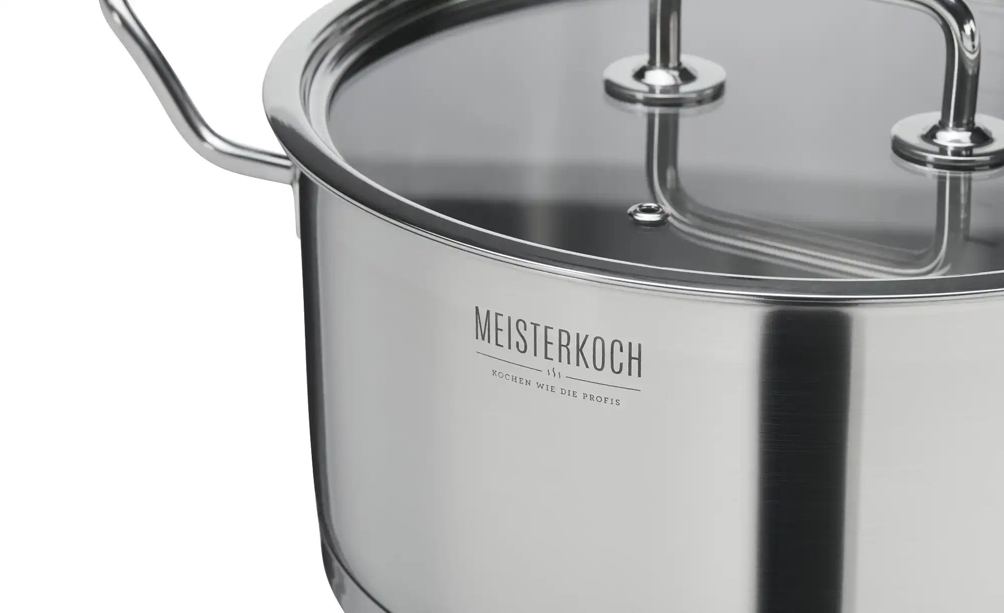 Thumbnail - Meisterkoch Topf  MODUS ¦ silber ¦ Edelstahl ¦ Maße (cm): H: 11,5  Ø: 24 Töpfe & Pfannen & Zubehör > Töpfe - Höffner