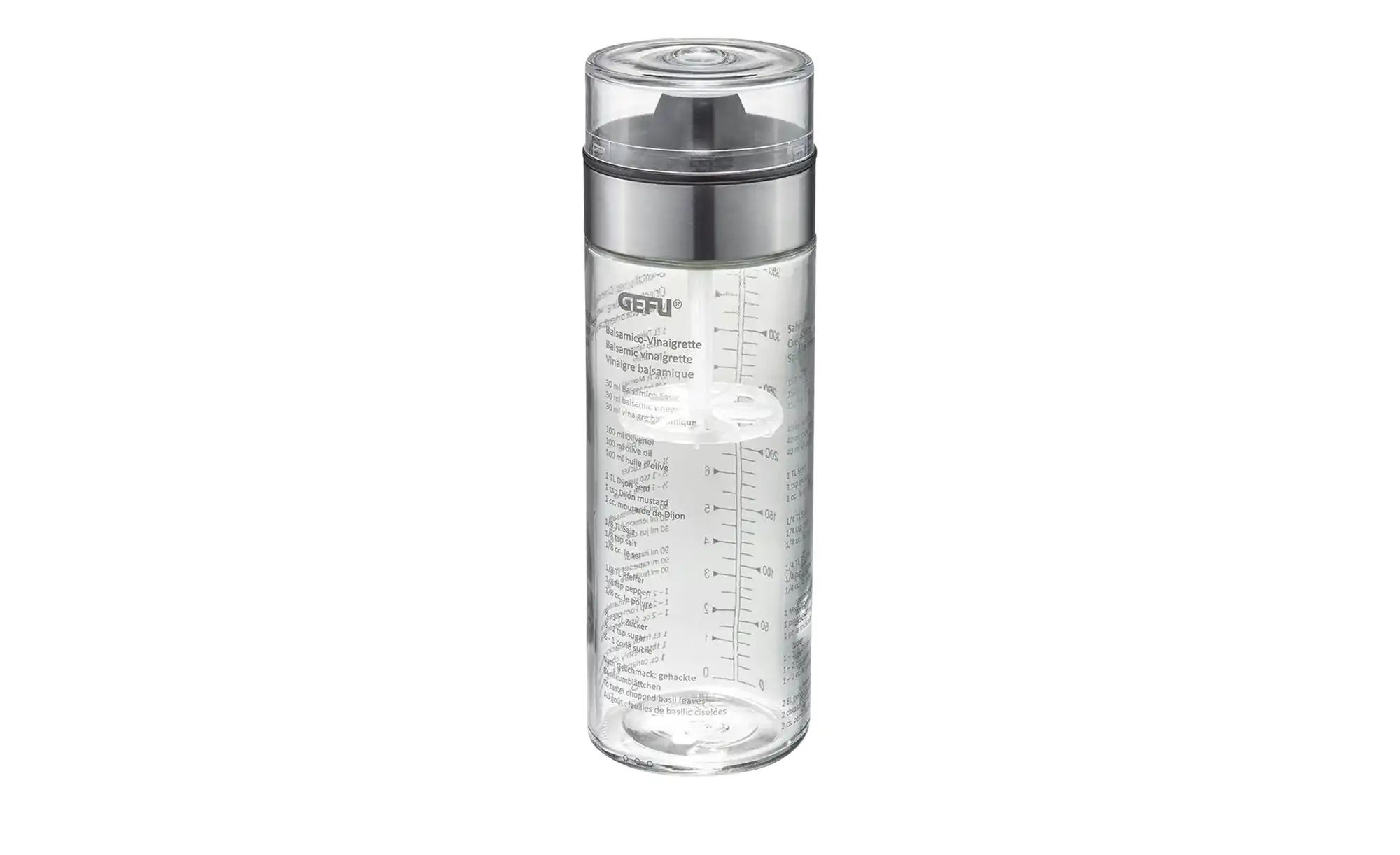 Gefu Dressingshaker  MIX ¦ transparent/klar ¦ Glas, Kunststoff, Edelstahl ¦ günstig online kaufen