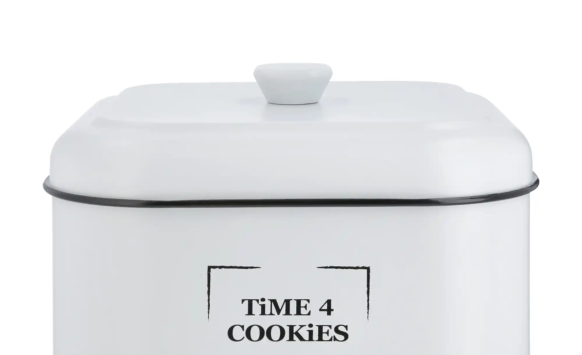 for friends Aufbewahrungsdose   TiME 4 COOKiES ¦ weiß ¦ Metall ¦ Maße (cm): günstig online kaufen