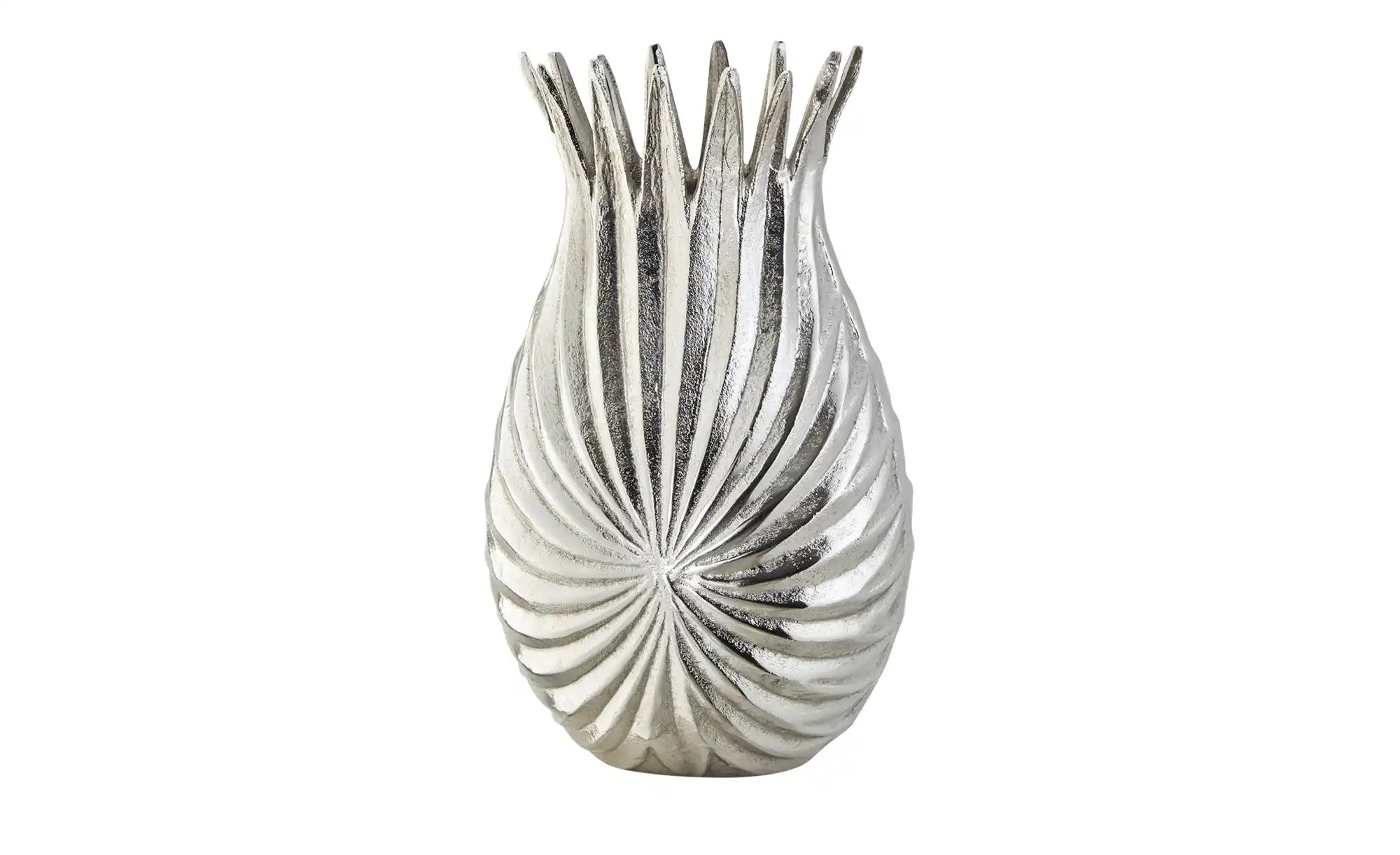 Vase ¦ silber ¦ Metall ¦ Maße (cm): B: 18 Accessoires > Vasen - Höffner günstig online kaufen