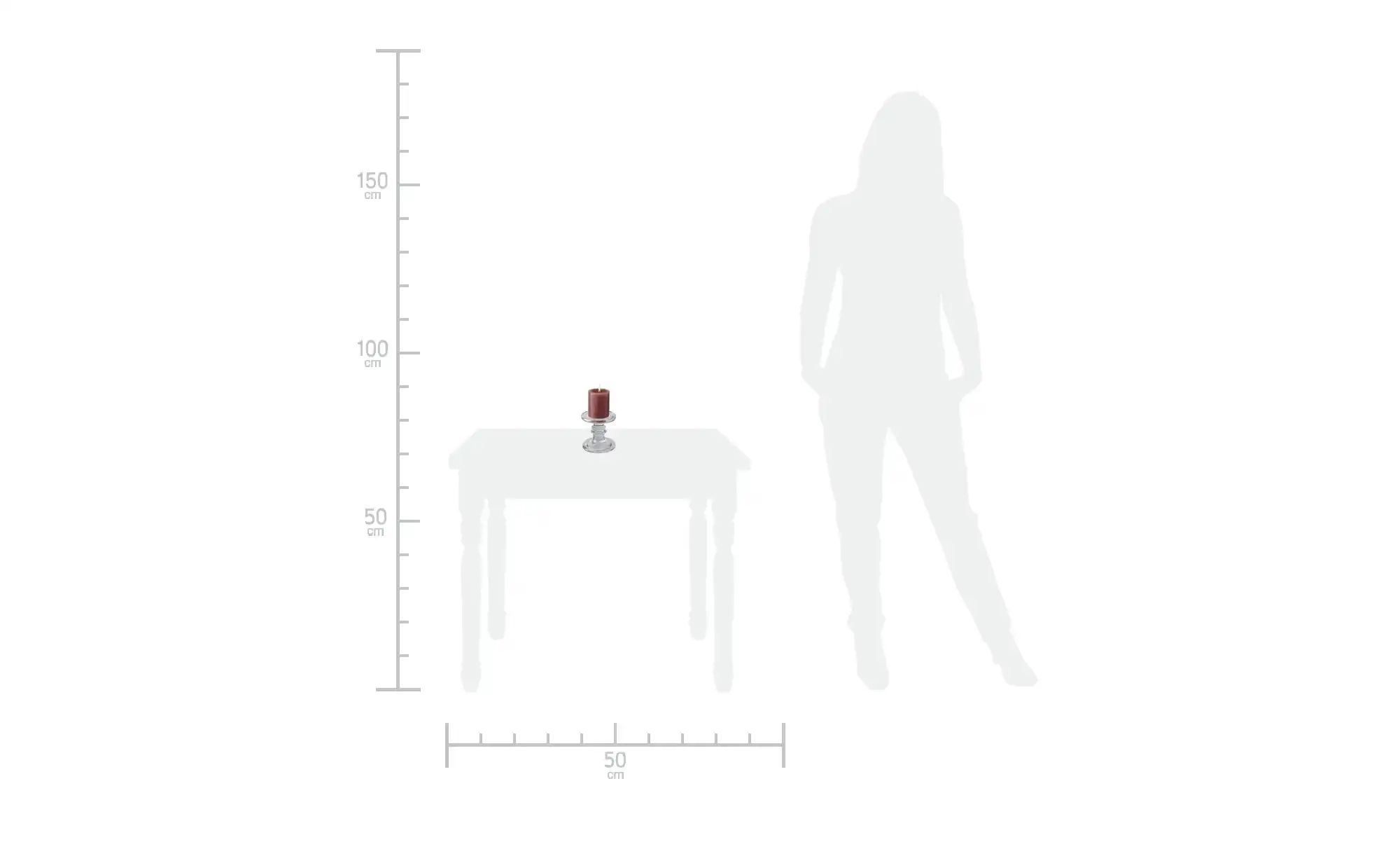 Thumbnail - Peill+Putzler Kerzenhalter   ¦ transparent/klar ¦ Glas ¦ Maße (cm): H: 11  Ø: 11 Accessoires > Kerzen & Kerzenständer > ...