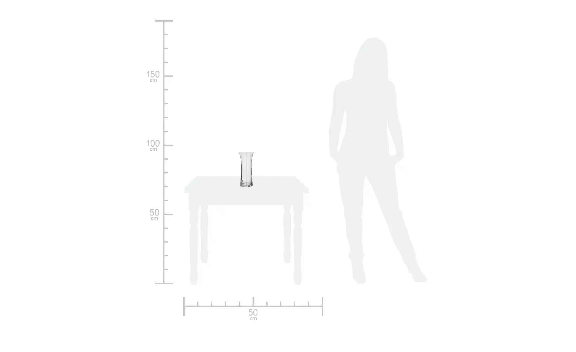 Peill+Putzler Vase  For your home ¦ transparent/klar ¦ Glas ¦ Maße (cm): H: günstig online kaufen
