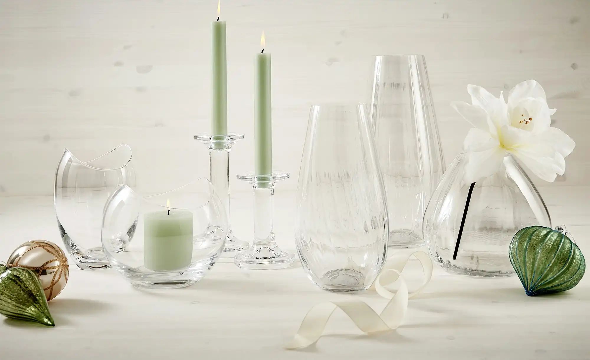 Peill+Putzler Vase  Waterfall ¦ transparent/klar ¦ Glas ¦ Maße (cm): H: 24, günstig online kaufen