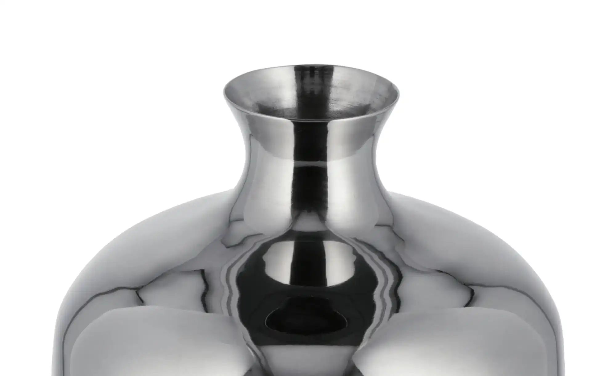 Vase   ¦ silber ¦ Stahl ¦ Maße (cm): H: 59  Ø: 15 Accessoires > Vasen - Höf günstig online kaufen