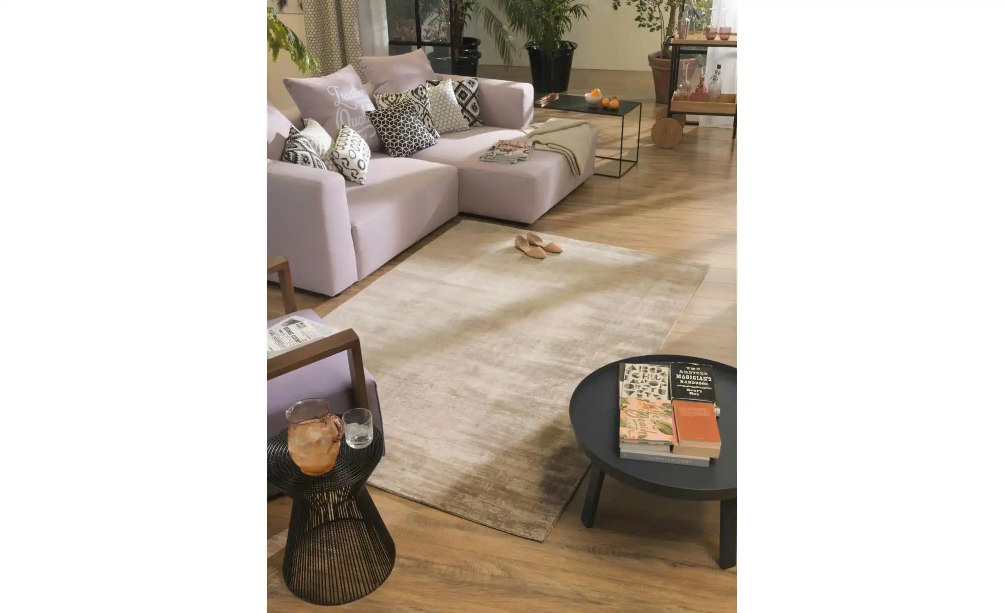 Thumbnail - Tom Tailor Kurzflorteppich  Shine ¦ braun ¦ Viskose ¦ Maße (cm): B: 160 Teppiche > Wohnteppiche - Höffner