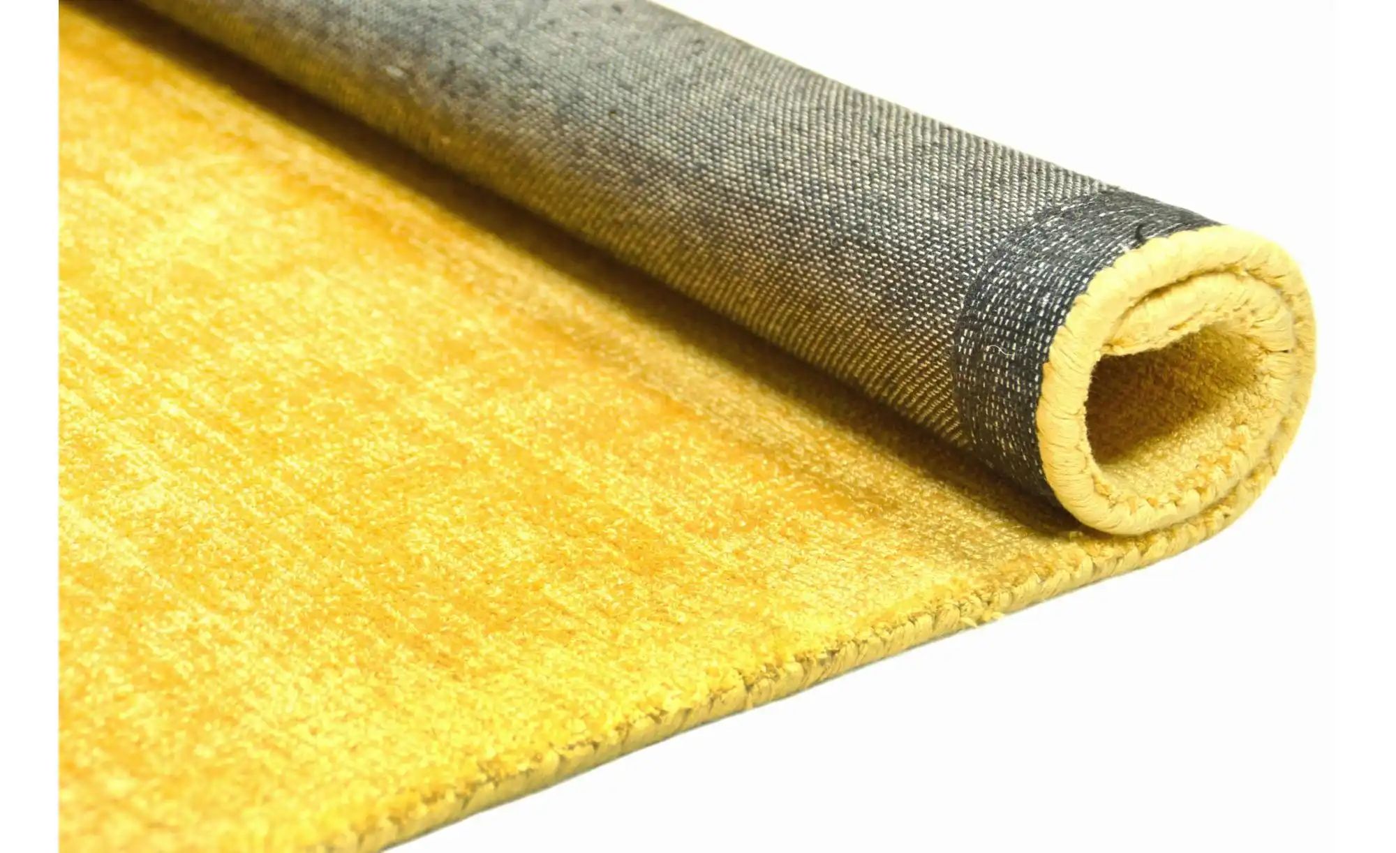 Tom Tailor Kurzflorteppich  Shine ¦ gelb ¦ Baumwolle, 100% Viskose, Rücken: 70%Baumwolle, 30% Polyester ¦ Maße (cm): B: 140 Teppiche > Wohnteppiche > Einfarbige Teppiche - Höffner