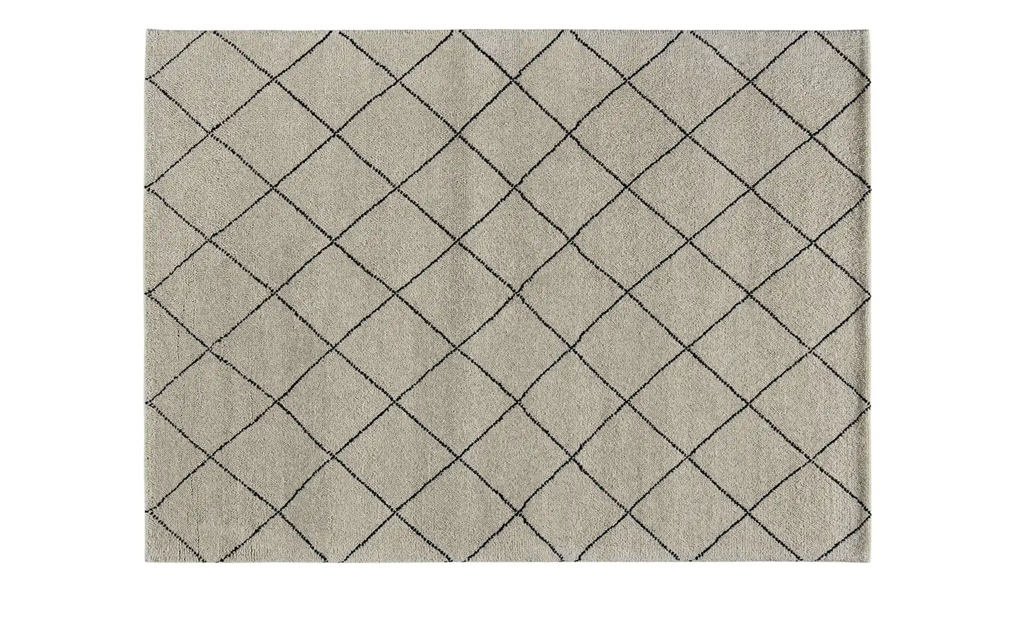 Berber-Teppich  Marrakesh Design simple ¦ grau ¦ reine Wolle, Wolle ¦ Maße (cm): B: 140 Teppiche > Wohnteppiche > Naturteppiche - Höffner