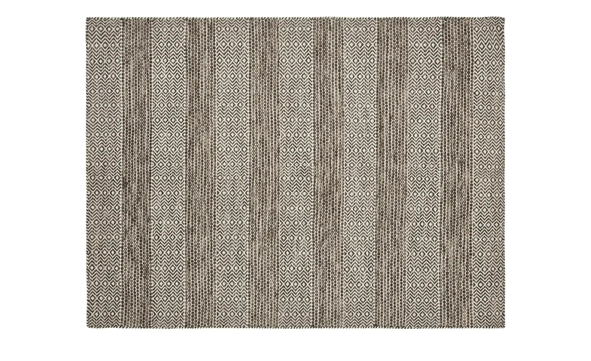Handgewebter Teppich  Nordic 2 ¦ braun ¦ 100% Wolle, Wolle ¦ Maße (cm): B: 130 Teppiche > Wohnteppiche > Naturteppiche - Höffner