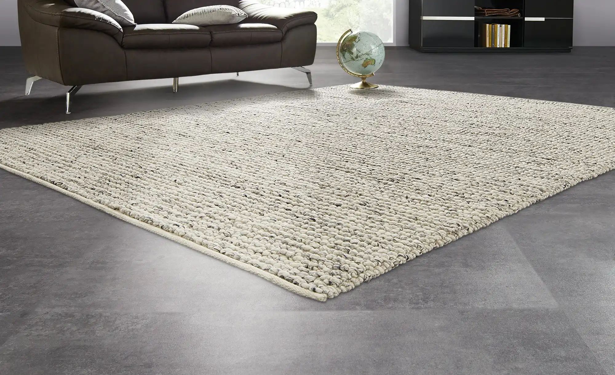 Thumbnail - Handgewebter Naturteppich  Ruhpolding ¦ grau ¦ Wolle ¦ Maße (cm): B: 160 Teppiche > Naturteppiche - Höffner