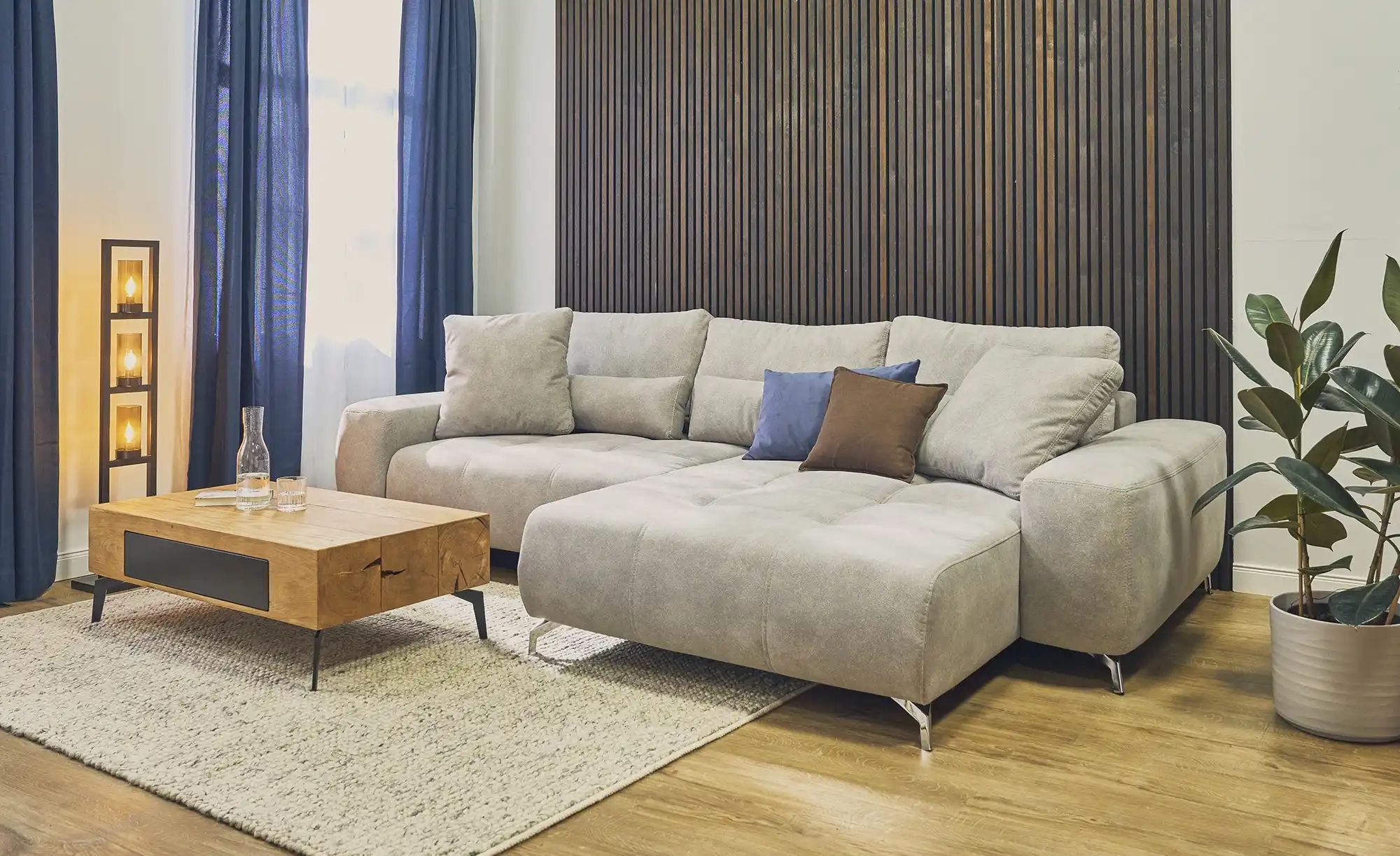 Thumbnail - Handgewebter Naturteppich  Ruhpolding ¦ grau ¦ Wolle ¦ Maße (cm): B: 160 Teppiche > Naturteppiche - Höffner