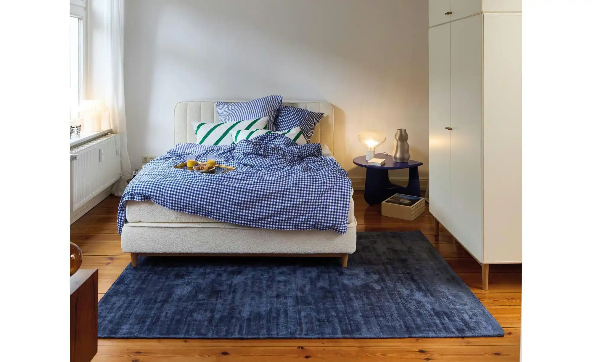 Tom Tailor Teppich   ¦ blau ¦ Viskose ¦ Maße (cm): B: 160 Teppiche > Läufer günstig online kaufen