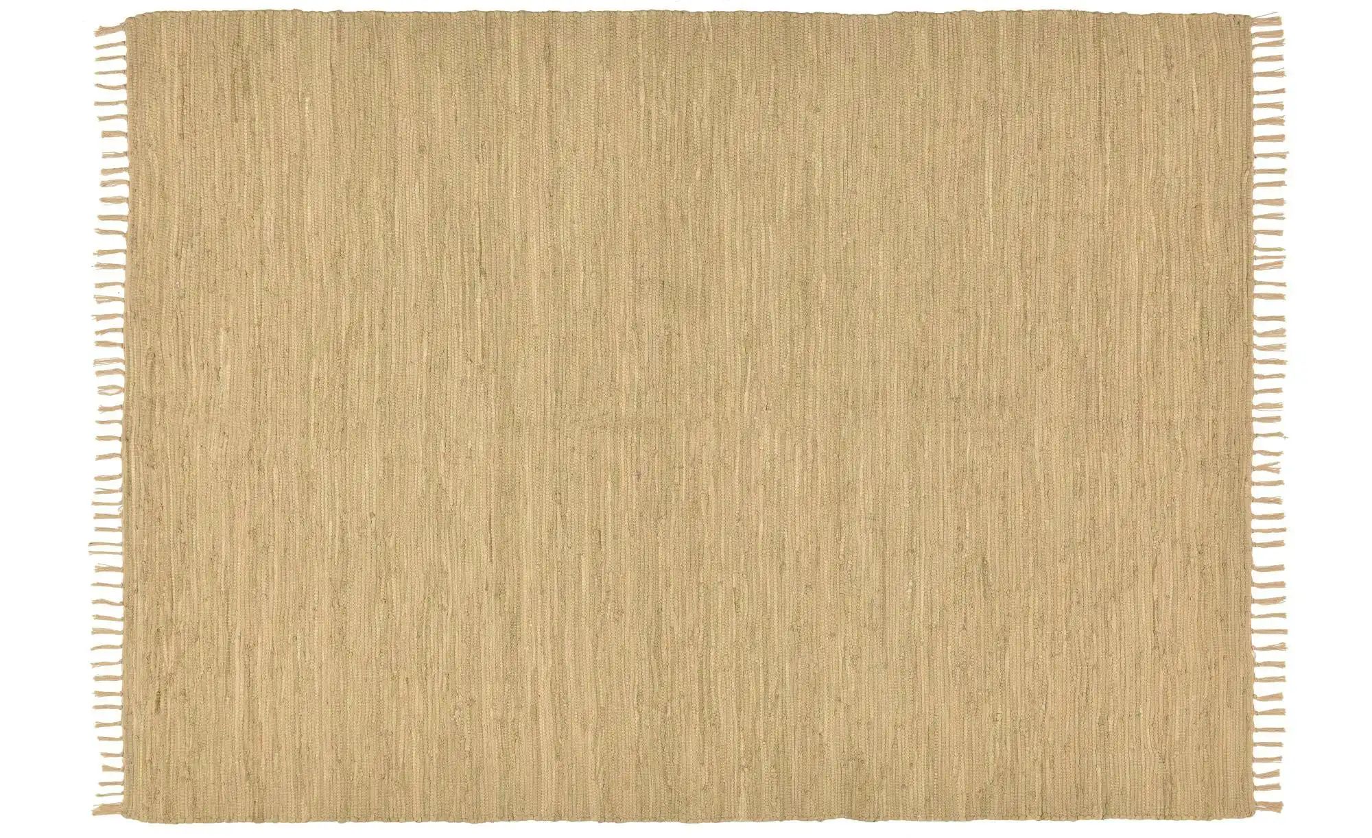 THEKO Teppich  Happy Co ¦ beige ¦ Baumwolle ¦ Maße (cm): B: 160 H: 0,5 Tepp günstig online kaufen