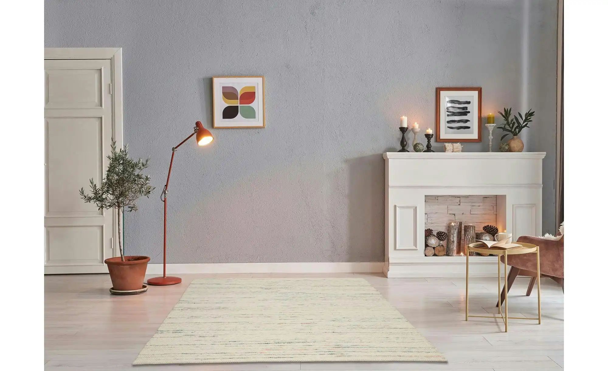 Thumbnail - THEKO Handwebteppich  Alpen ¦ mehrfarbig ¦ Wolle ¦ Maße (cm): B: 140 H: 1,2 Teppiche > Wohnteppiche - Höffner