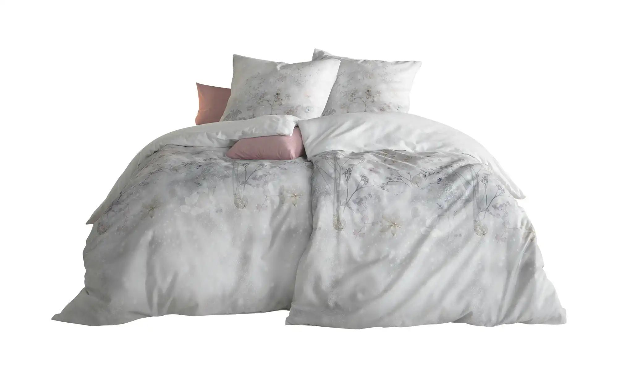 ESTELLA Flanell Bettwäsche  Floral ¦ beige ¦ Maße (cm): B: 135 Bettwaren > günstig online kaufen