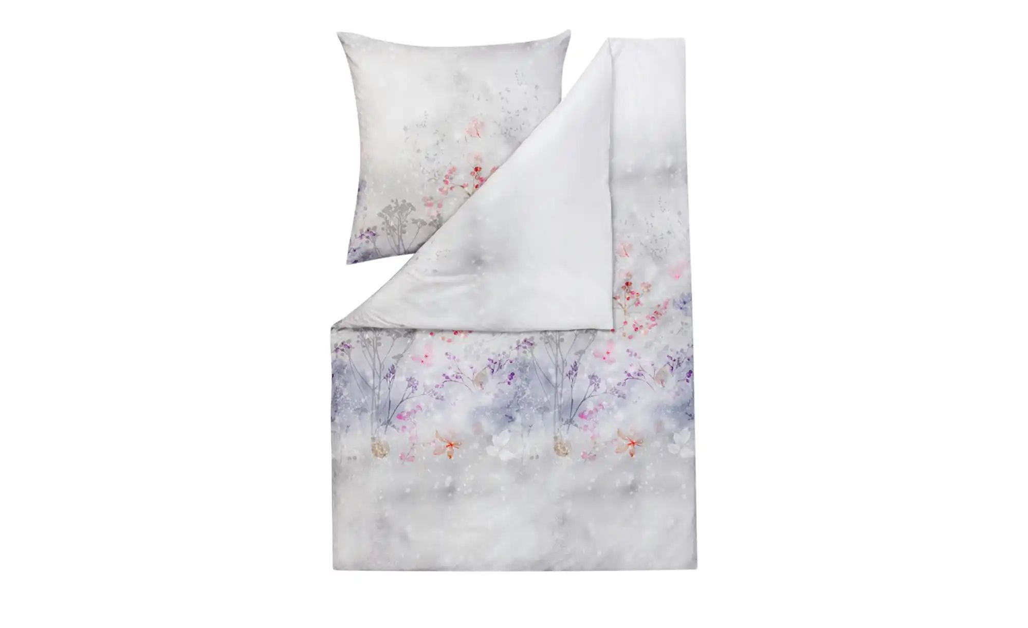 ESTELLA Flanell Bettwäsche  Floral ¦ beige ¦ Maße (cm): B: 135 Bettwaren > günstig online kaufen