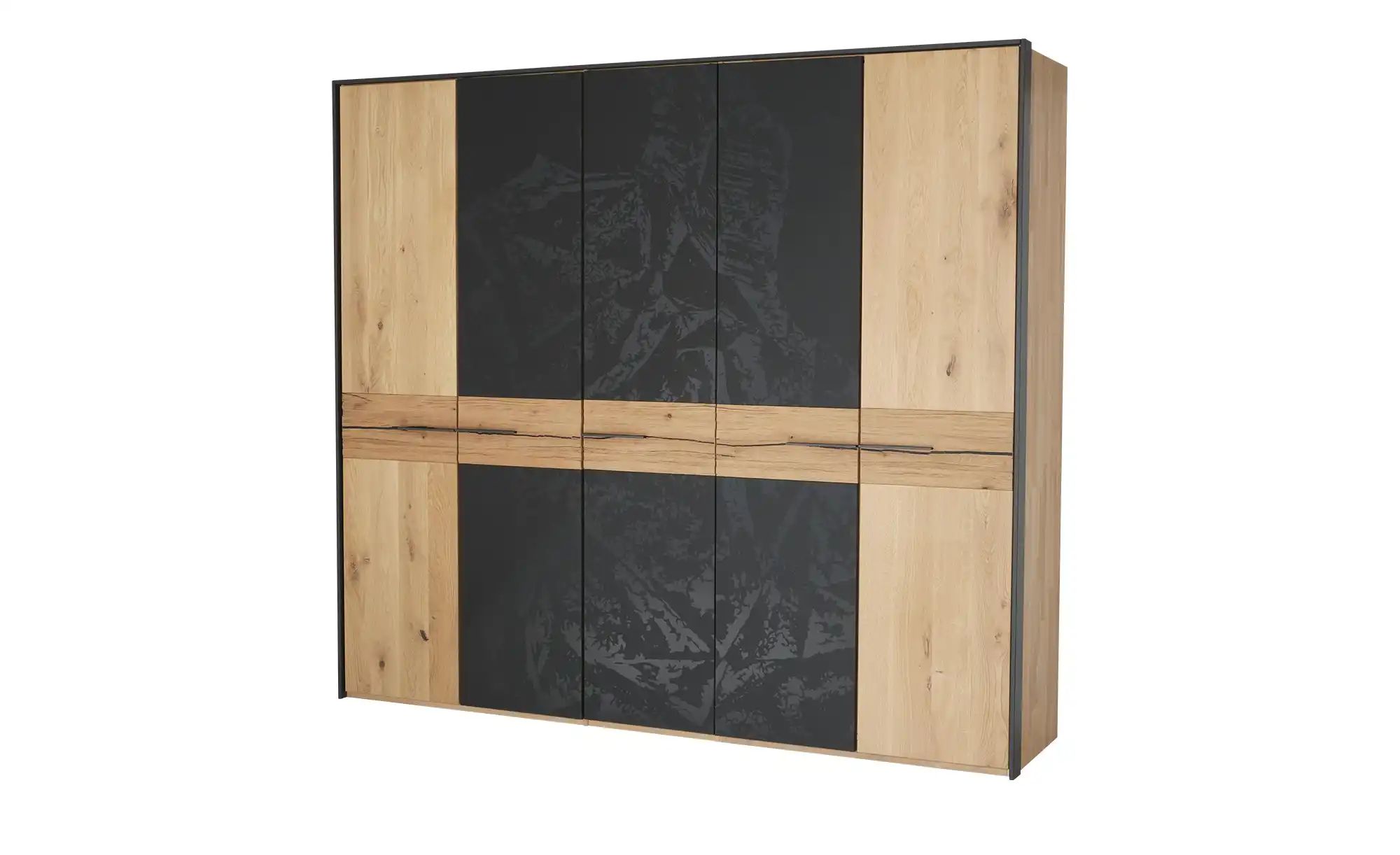 Drehtürenschrank, 5-türig  Kava ¦ holzfarben ¦ Maße (cm): B: 251,8 H: 223,8 günstig online kaufen