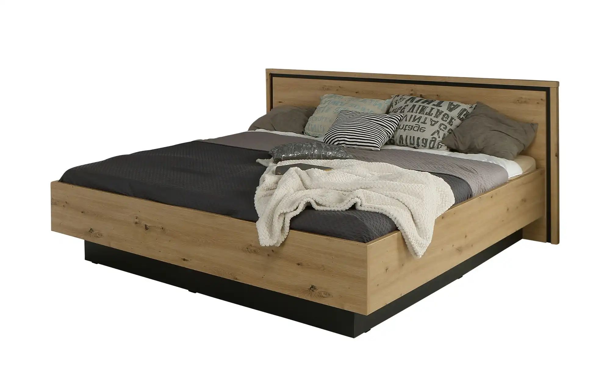Doppelbett  Towcester ¦ holzfarben ¦ Maße (cm): B: 198,4 H: 93 Betten > Bet günstig online kaufen