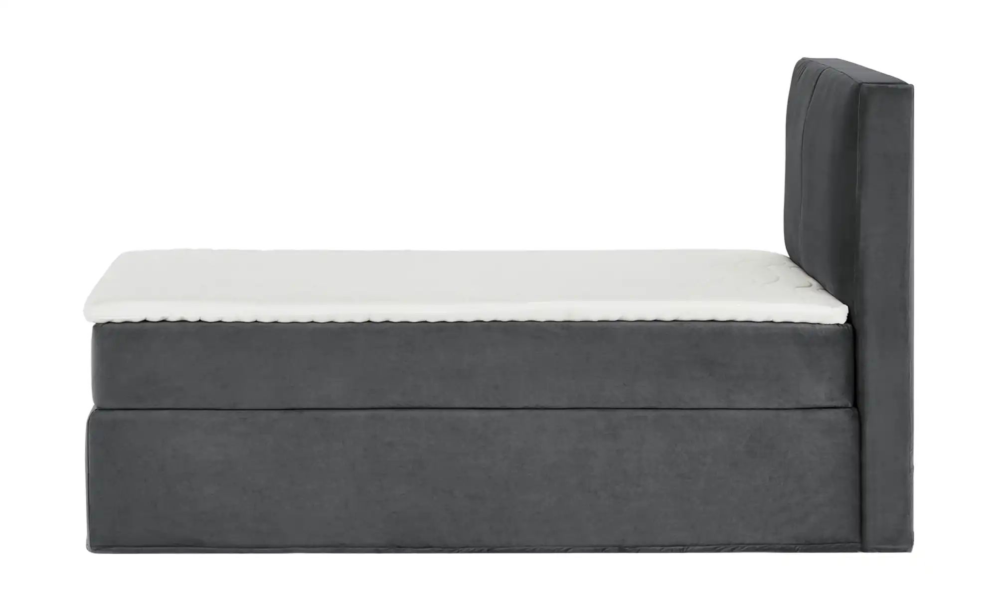 Boxi Boxspringbett 160 x 200 cm  Boxi Classic ¦ grau ¦ Maße (cm): B: 160 H: günstig online kaufen