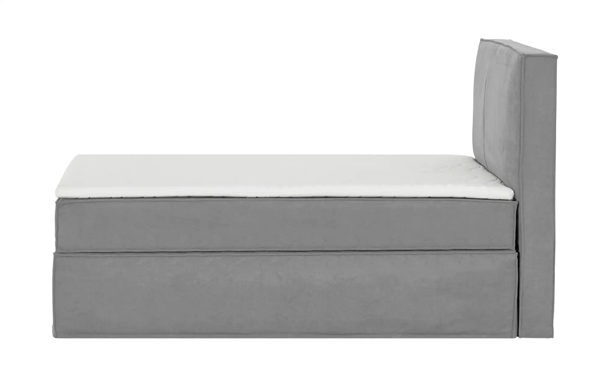 Thumbnail - Boxi Boxspringbett 140 x 200 cm mit trendigem Keder Boxi Urban ¦ grau ¦ Maße (cm): B: 140 H: 125 Betten > Einzelbetten -...