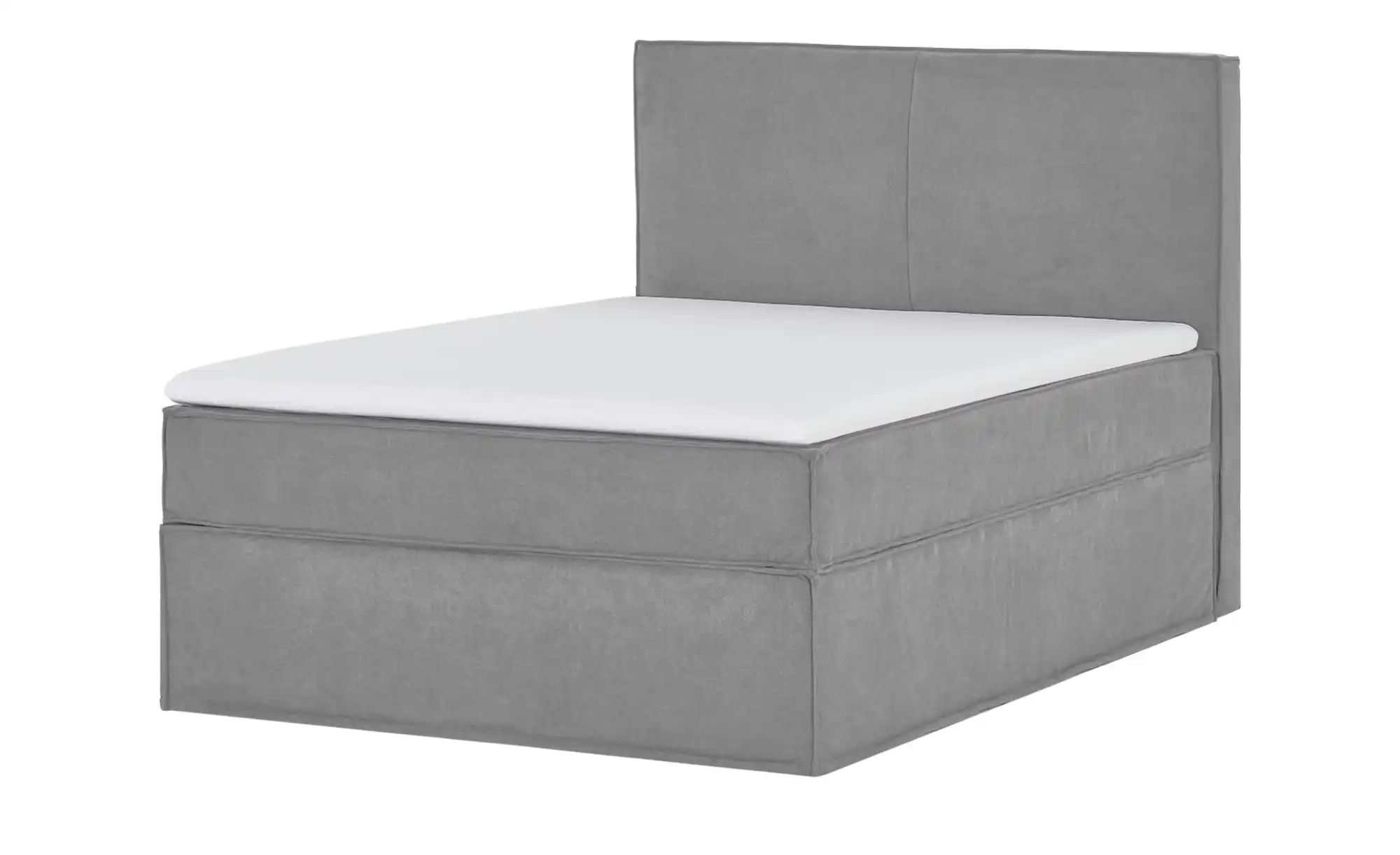 Thumbnail - Boxi Boxspringbett 140 x 200 cm mit trendigem Keder Boxi Urban ¦ grau ¦ Maße (cm): B: 140 H: 125 Betten > Boxspringbette...