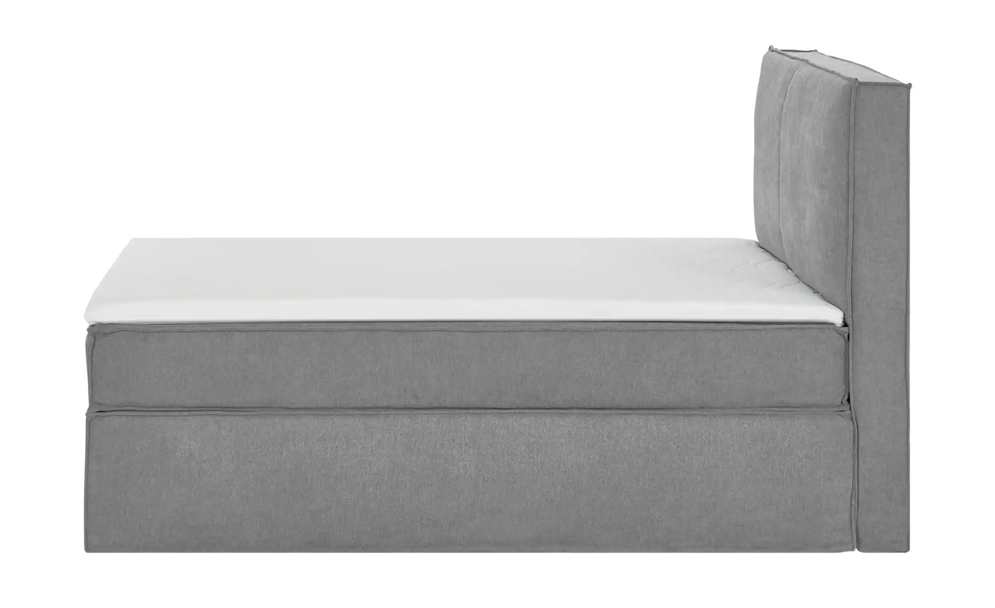 Thumbnail - Boxi Boxspringbett 180 x 200 cm mit trendigem Keder Boxi Urban ¦ grau ¦ Maße (cm): B: 180 H: 125 Betten > Boxspringbette...