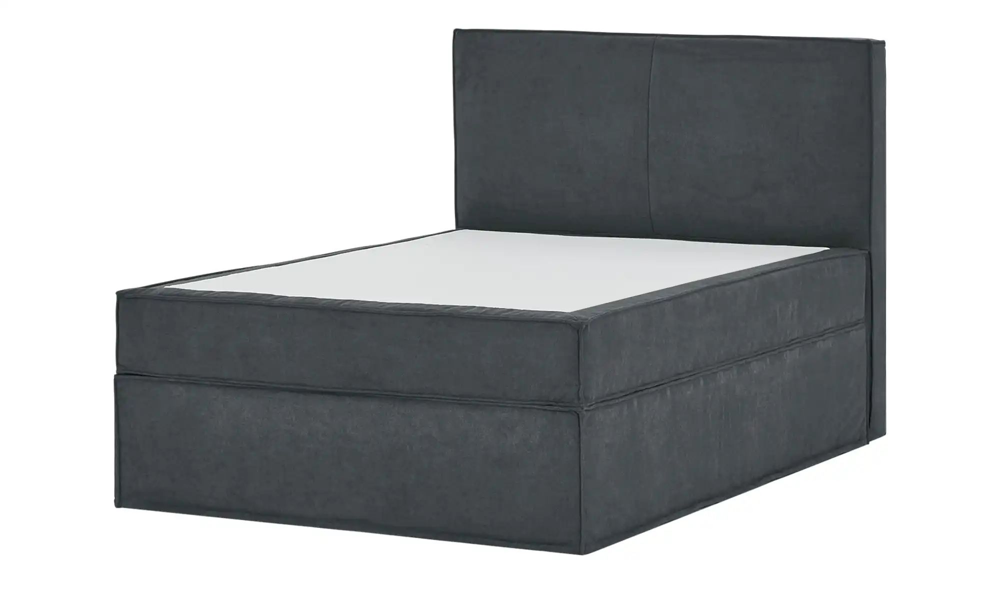Thumbnail - Boxi Boxspringbett 140 x 200 cm mit trendigem Keder Boxi Urban ¦ grau ¦ Maße (cm): B: 140 H: 125 Betten > Boxspringbette...