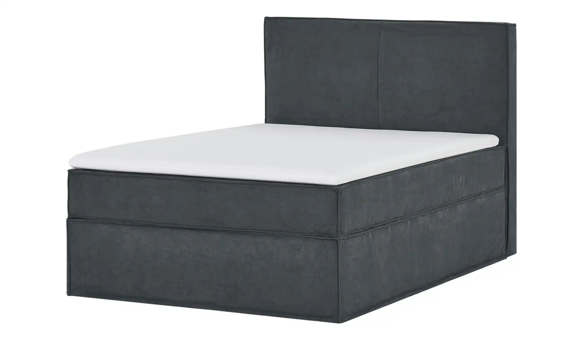 Thumbnail - Boxi Boxspringbett 140 x 200 cm mit trendigem Keder Boxi Urban ¦ grau ¦ Maße (cm): B: 140 H: 125 Betten > Boxspringbette...