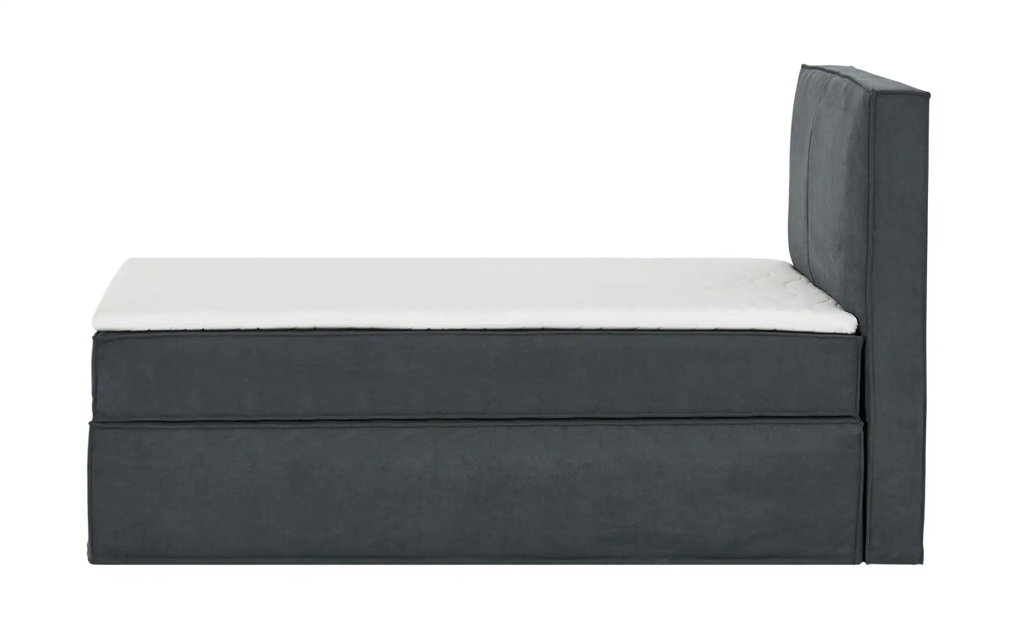 Thumbnail - Boxi Boxspringbett 140 x 200 cm mit trendigem Keder Boxi Urban ¦ grau ¦ Maße (cm): B: 140 H: 125 Betten > Einzelbetten -...
