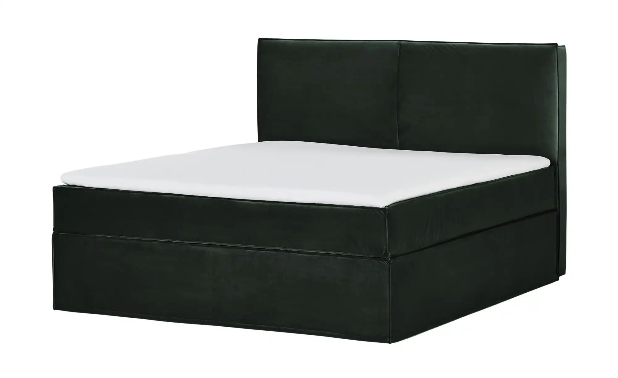 Thumbnail - Boxi Boxspringbett 160 x 200 cm mit trendigem Keder Boxi Urban ¦ grün ¦ Maße (cm): B: 160 H: 125 Betten > Boxspringbette...