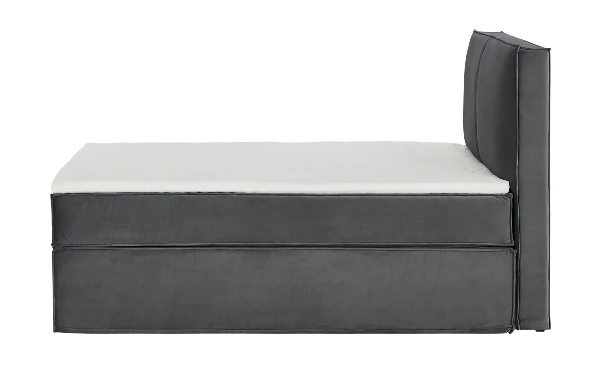 Boxi Boxspringbett 160 x 200 cm mit trendigem Keder Boxi Urban ¦ grau ¦ Maß günstig online kaufen