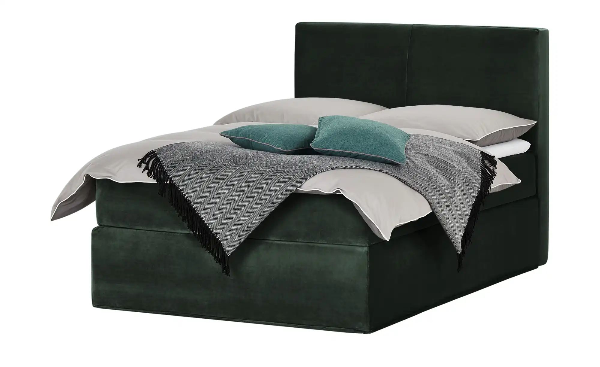 Boxi Boxspringbett 140 x 200 cm  Boxi Classic ¦ grün ¦ Maße (cm): B: 140 H: günstig online kaufen