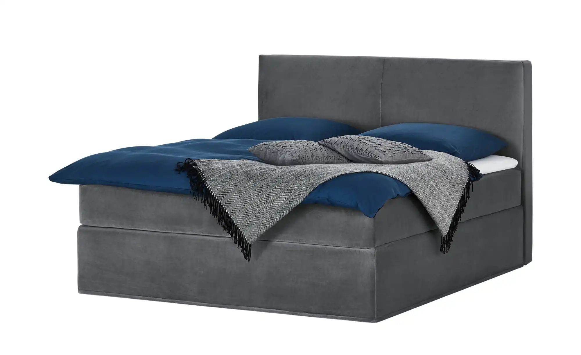 Boxi Boxspringbett 180 x 200 cm  Boxi Classic ¦ grau ¦ Maße (cm): B: 180 H: günstig online kaufen