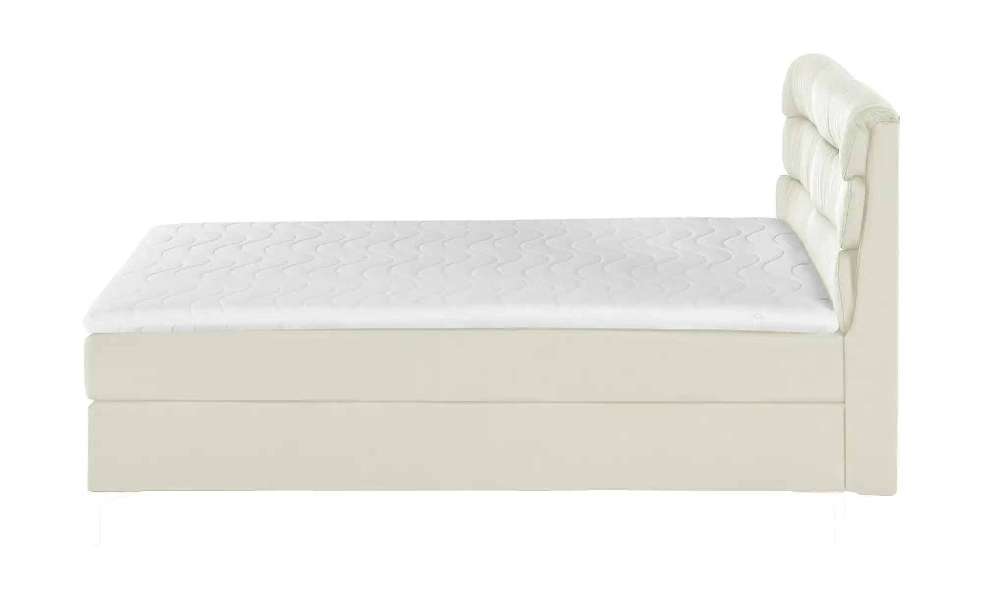 Boxspringbett  Lina ¦ weiß ¦ Maße (cm): B: 208 H: 122 Betten > Boxspringbet günstig online kaufen