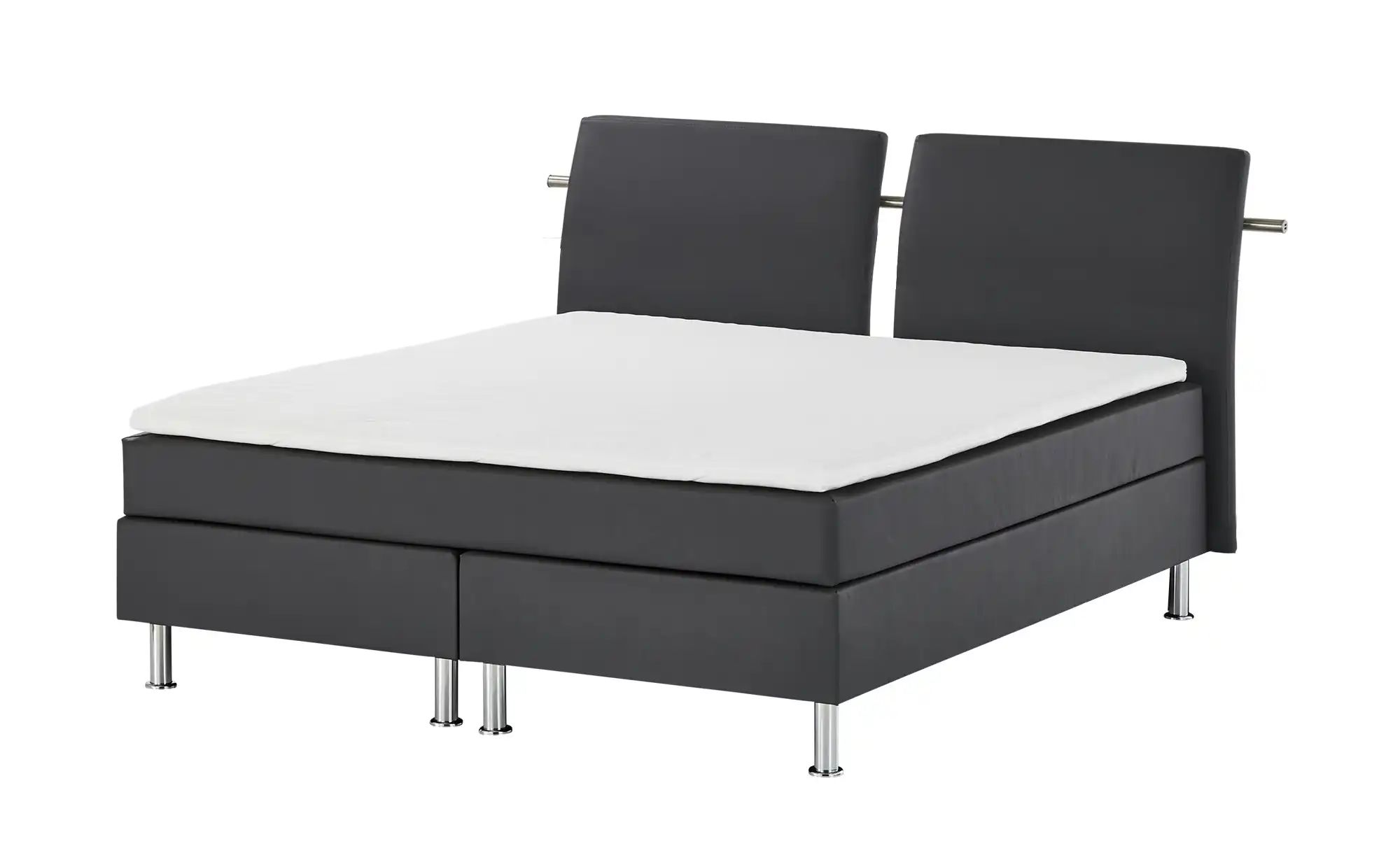 Boxspringbett  Krom ¦ grau ¦ Maße (cm): B: 232 H: 122 Betten > Boxspringbet günstig online kaufen