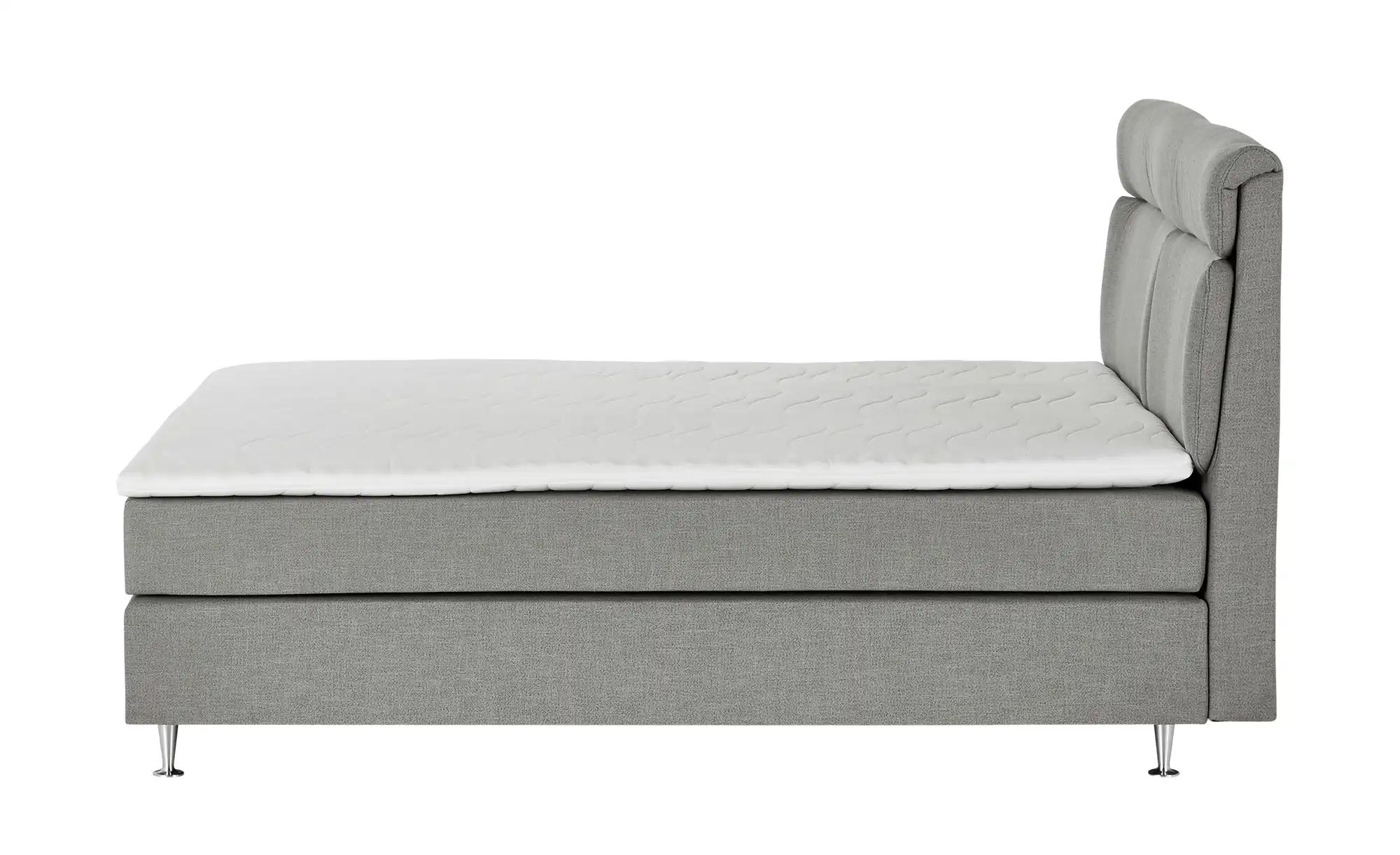 Boxspringbett  Fero ¦ grau ¦ Maße (cm): B: 151 H: 105,5 Betten > Einzelbett günstig online kaufen