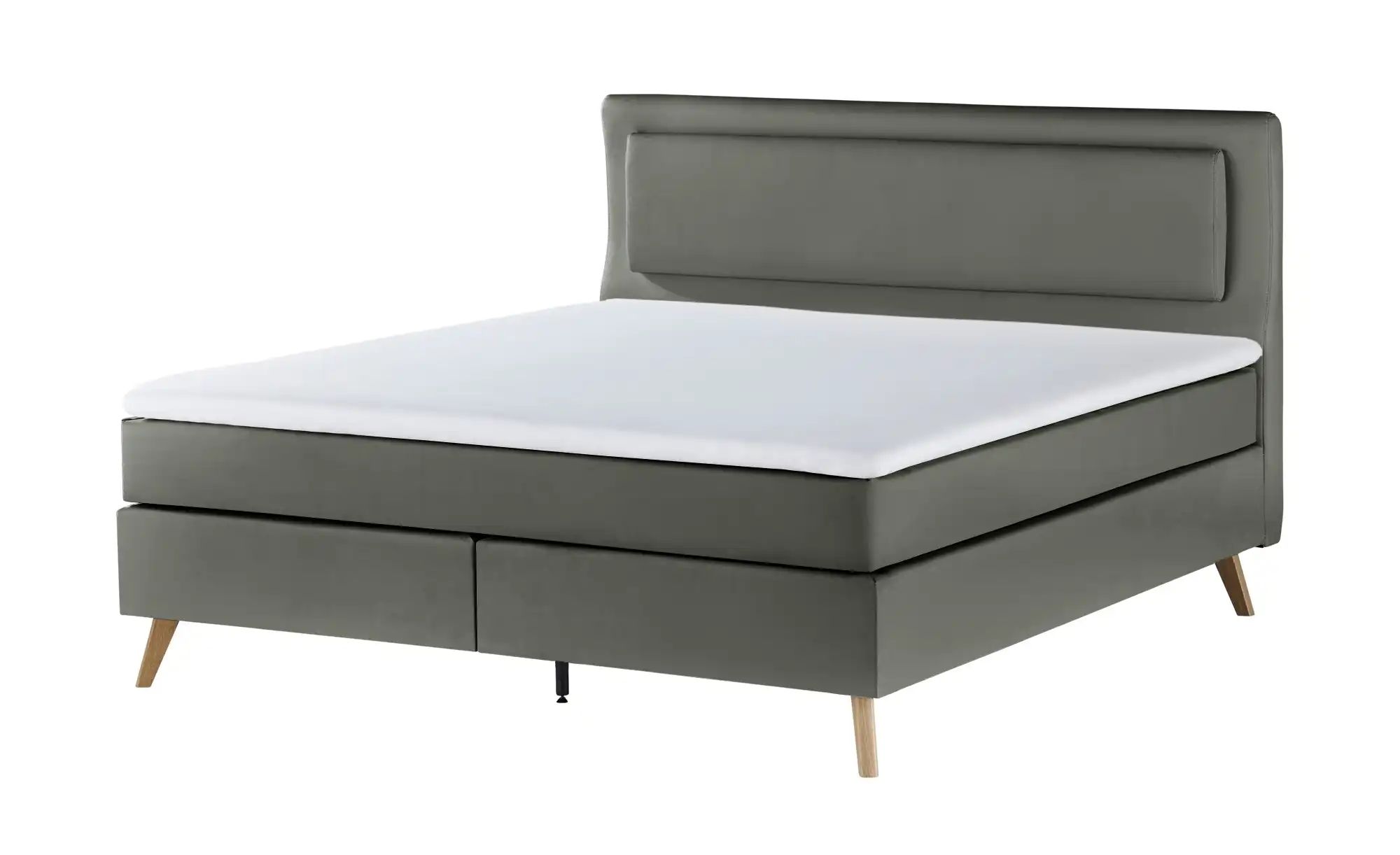 Boxspringbett  Gorge ¦ grau ¦ Maße (cm): B: 180 H: 118 Betten > Boxspringbe günstig online kaufen