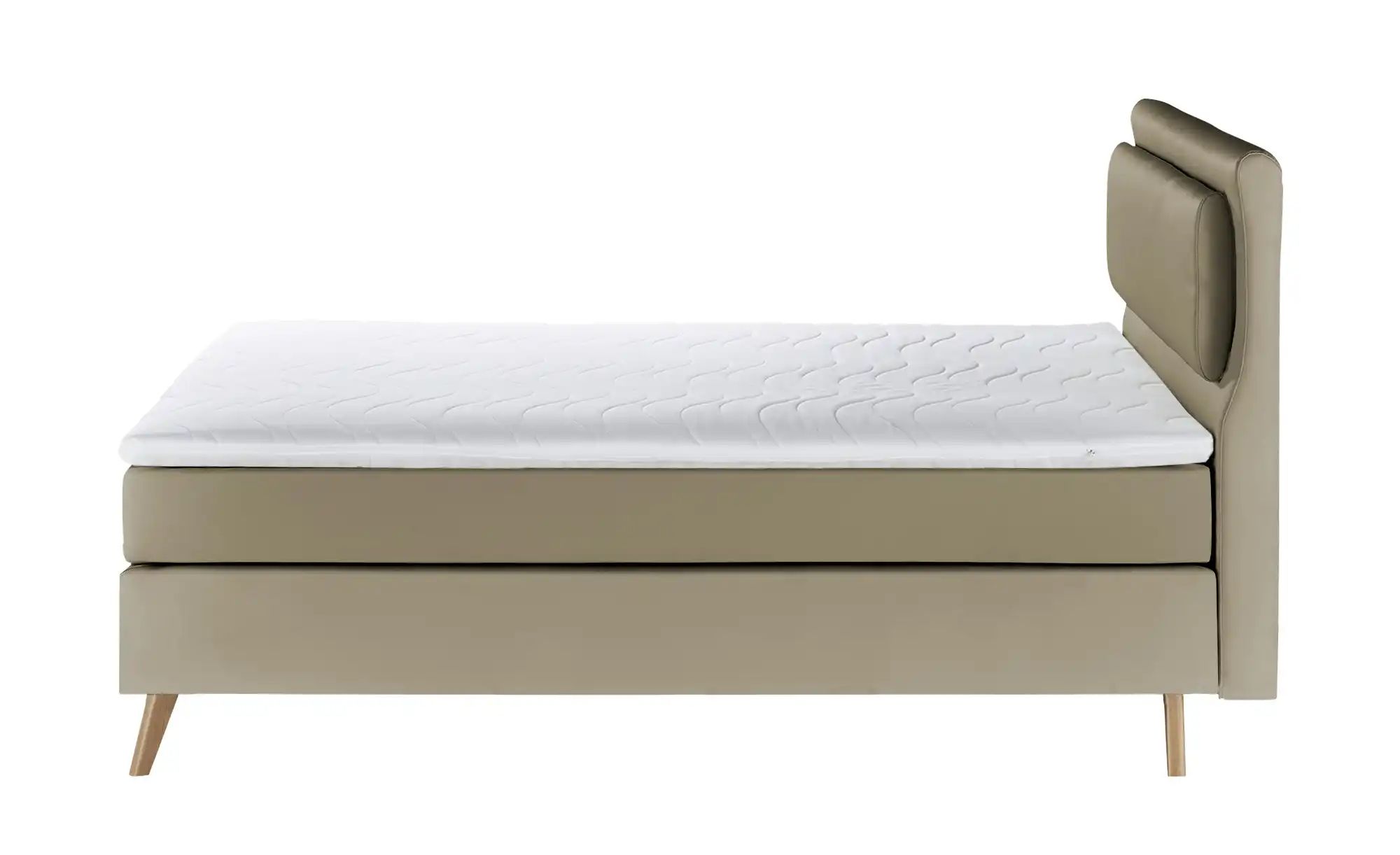 Boxspringbett  Gorge ¦ beige ¦ Maße (cm): B: 160 H: 118 Betten > Boxspringb günstig online kaufen