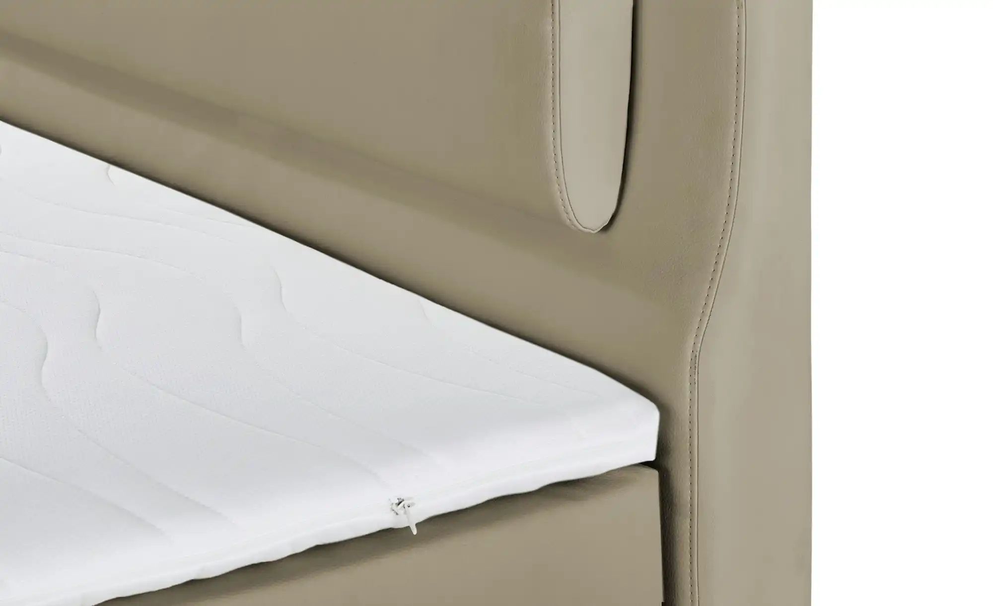 Thumbnail - Boxspringbett Gorge ¦ beige ¦ Maße (cm): B: 200 H: 118 Betten > Boxspringbetten > Boxspringbetten 200x200 - Höffner