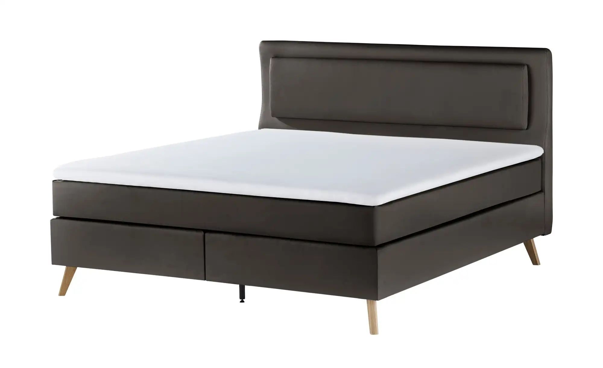 Boxspringbett  Gorge ¦ braun ¦ Maße (cm): B: 140 H: 118 Betten > Einzelbett günstig online kaufen