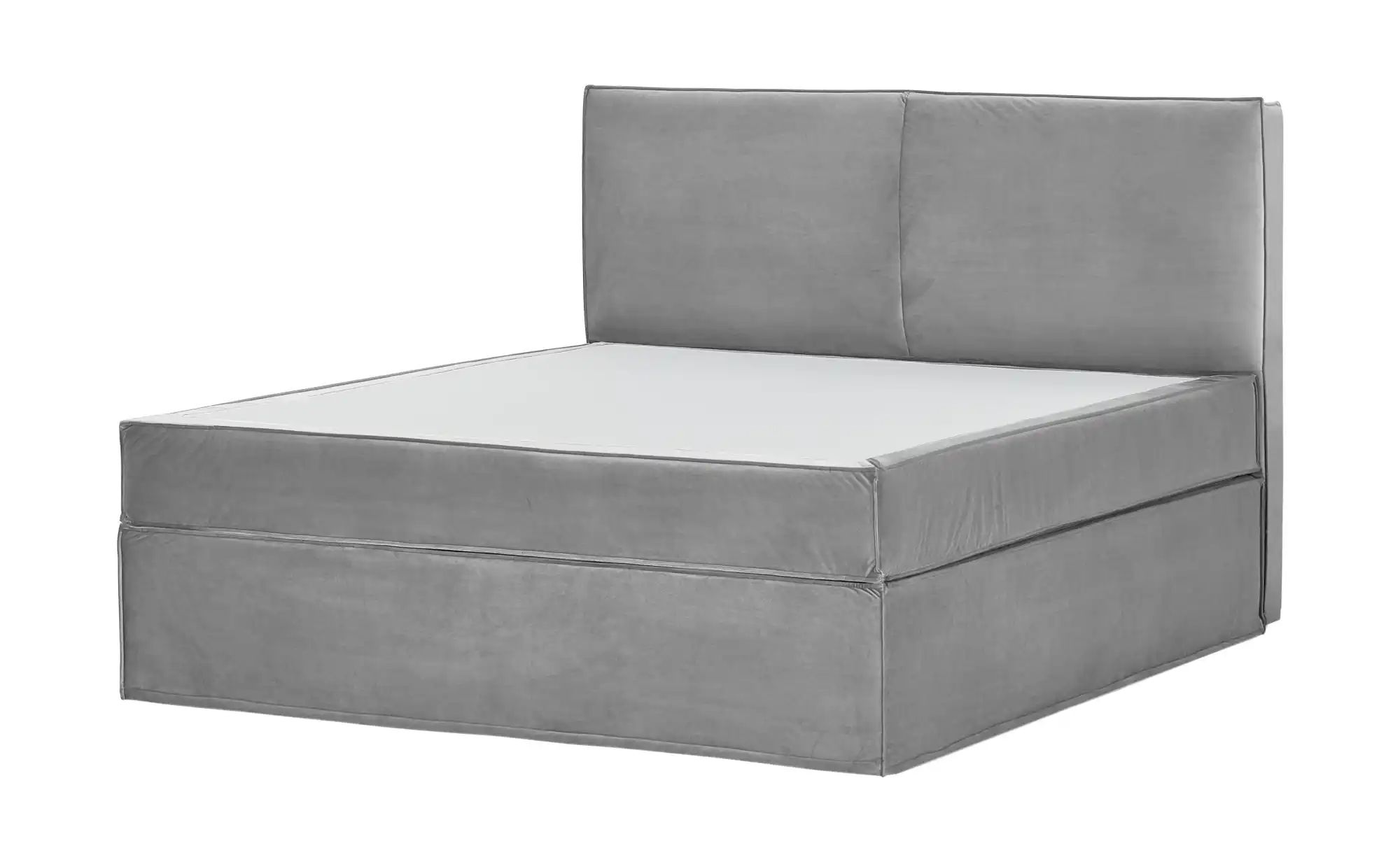 Thumbnail - Boxi Boxspringbett 160 x 200 cm mit trendigem Keder Boxi Urban ¦ grau ¦ Maße (cm): B: 160 H: 125 Betten > Boxspringbette...