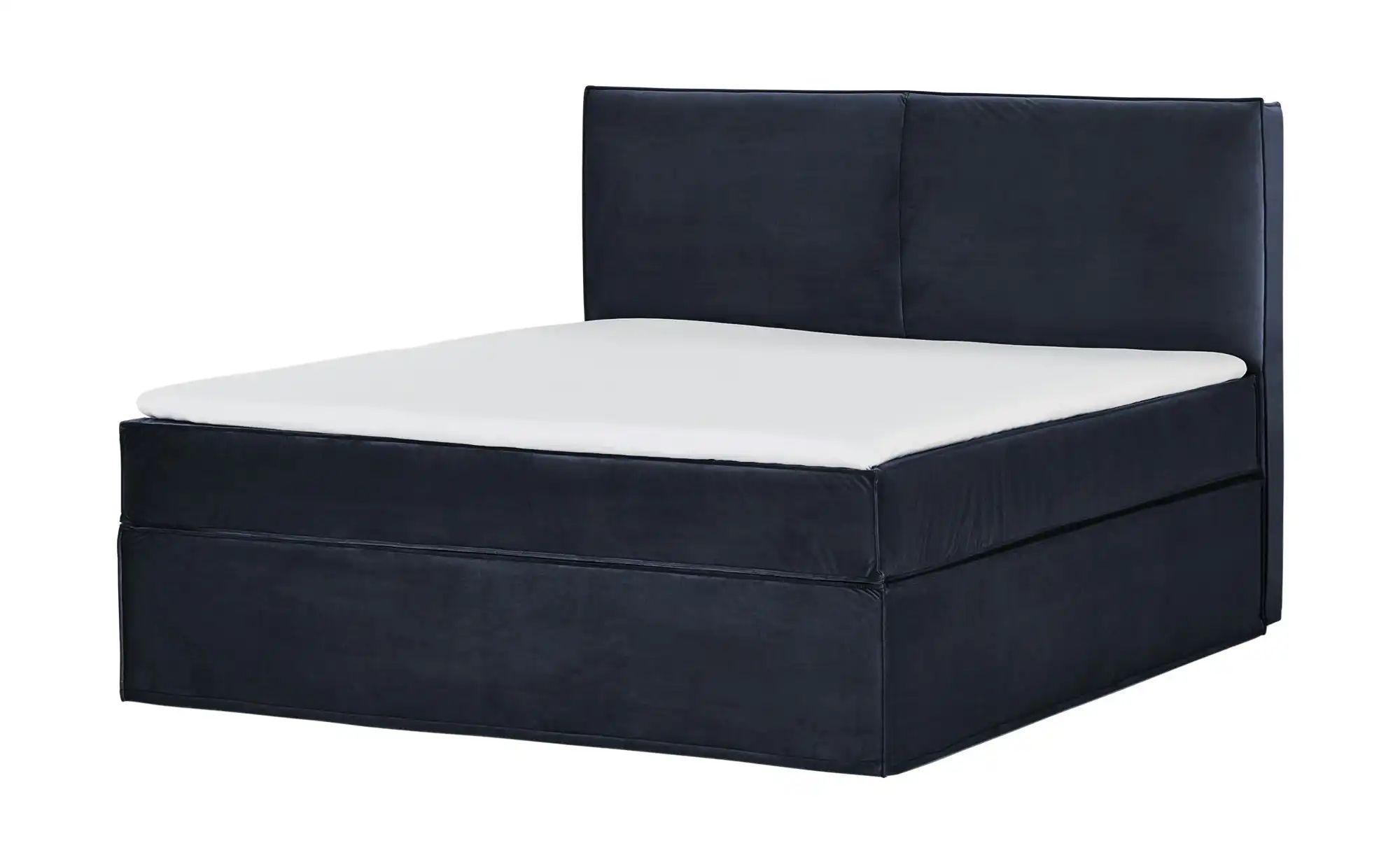 Boxi Boxspringbett 160 x 200 cm mit trendigem Keder Boxi Urban ¦ blau ¦ Maß günstig online kaufen