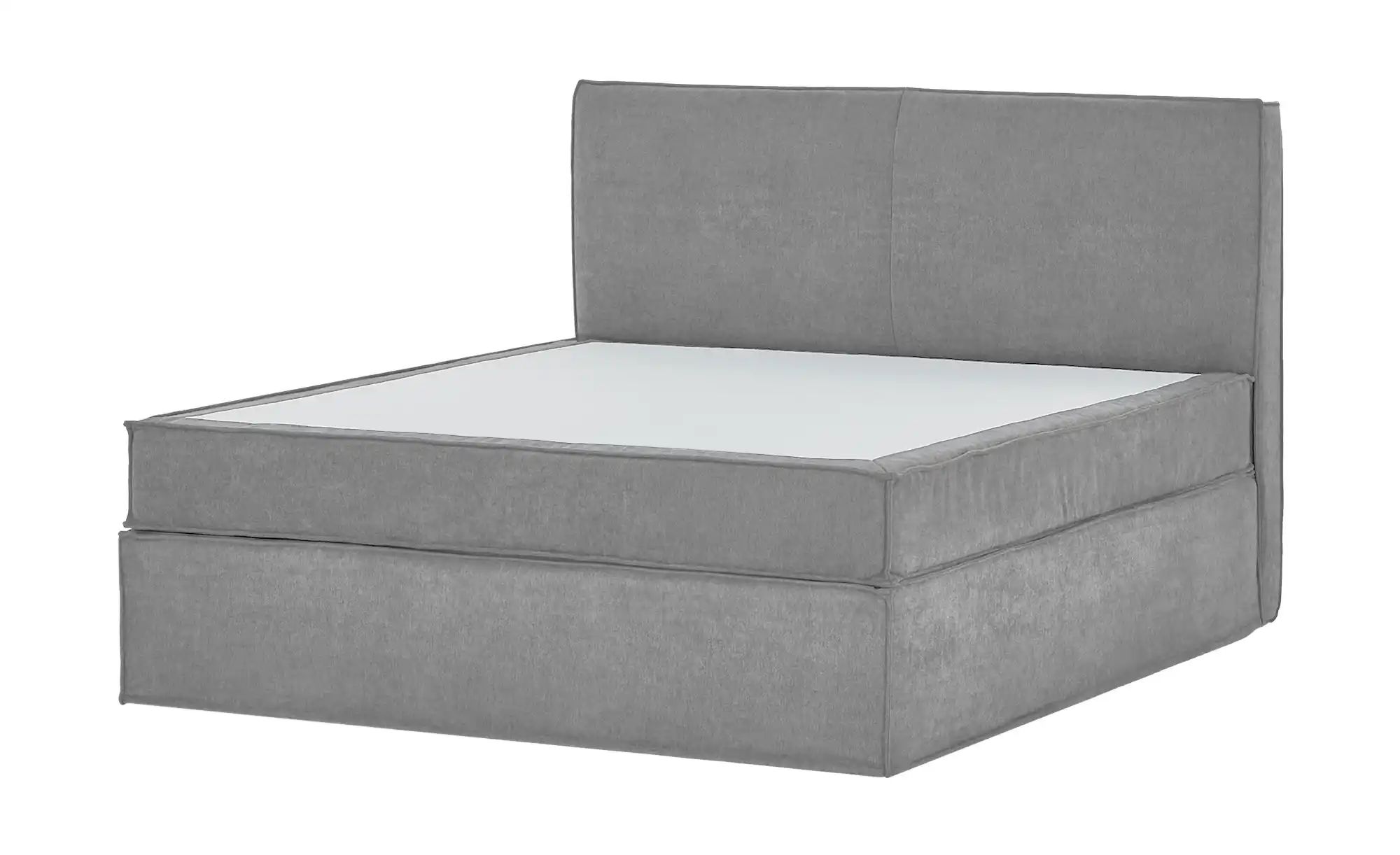 Thumbnail - Boxi Boxspringbett 160 x 200 cm mit trendigem Keder Boxi Urban ¦ grau ¦ Maße (cm): B: 160 H: 125 Betten > Boxspringbette...
