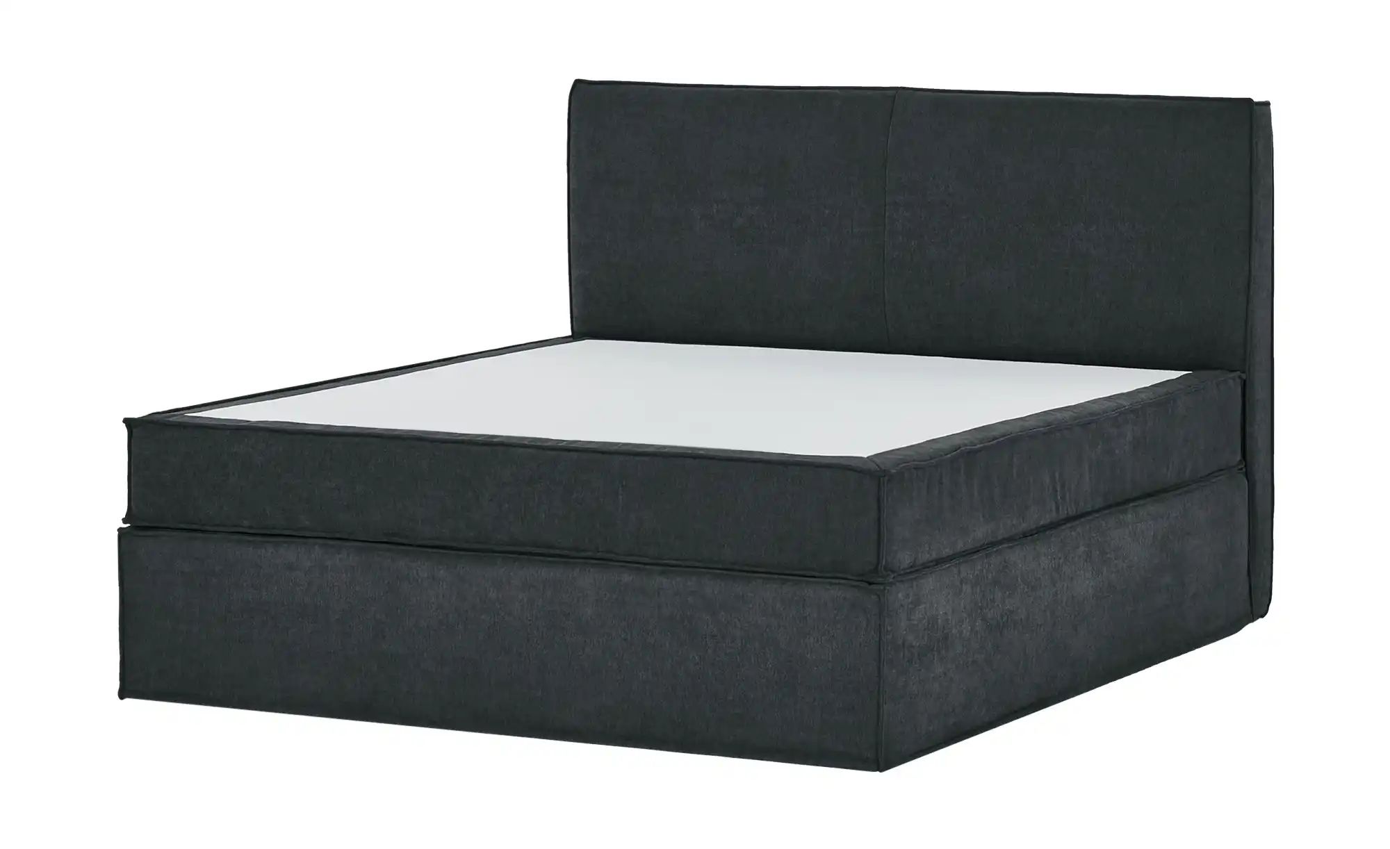 Thumbnail - Boxi Boxspringbett 160 x 200 cm mit trendigem Keder Boxi Urban ¦ grau ¦ Maße (cm): B: 160 H: 125 Betten > Boxspringbette...