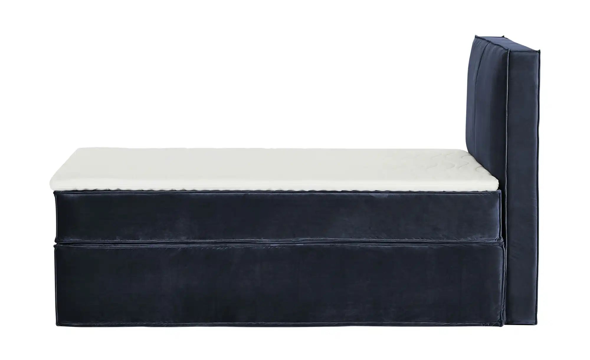 Thumbnail - Boxi Boxspringbett 140 x 200 cm mit trendigem Keder Boxi Urban ¦ blau ¦ Maße (cm): B: 140 H: 125 Betten > Einzelbetten -...