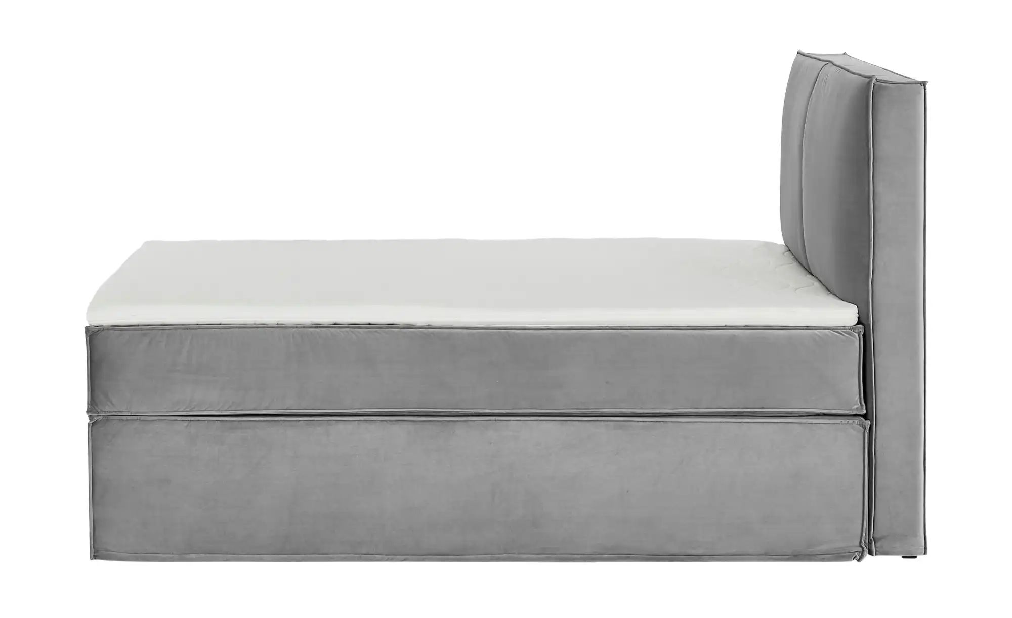 Boxi Boxspringbett 160 x 200 cm mit trendigem Keder Boxi Urban ¦ grau ¦ Maß günstig online kaufen