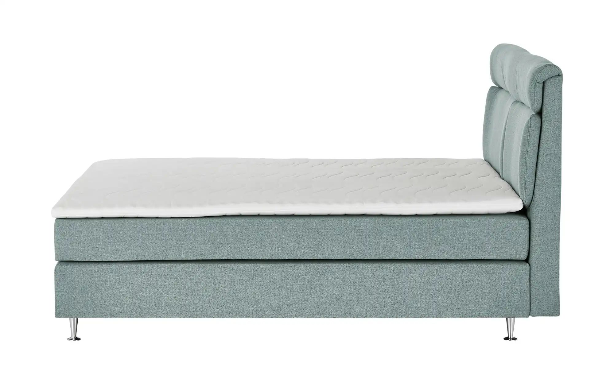 Boxspringbett  Fero ¦ türkis/petrol ¦ Maße (cm): B: 151 H: 105,5 Betten > E günstig online kaufen