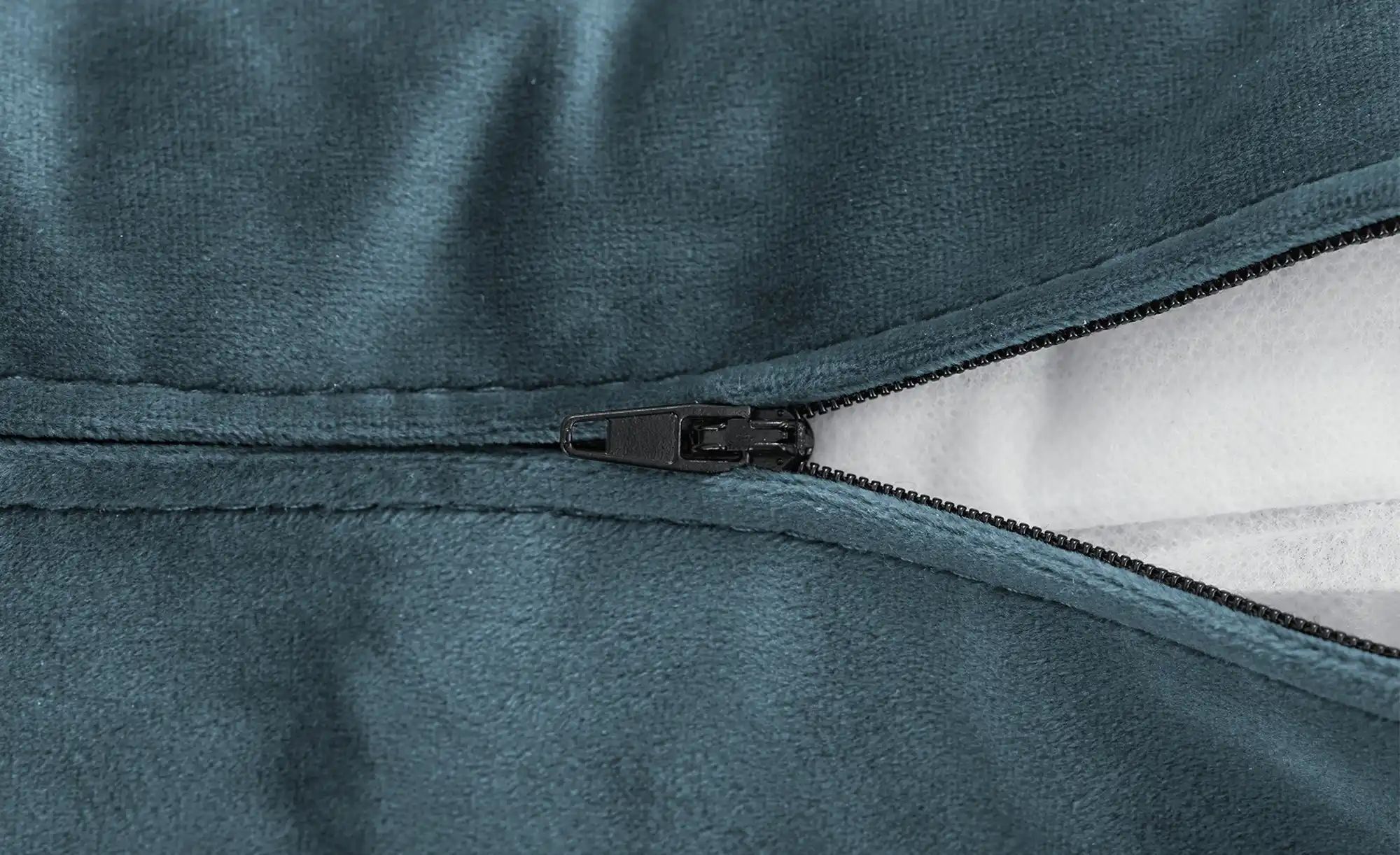 pop Dekokissen  Velvet ¦ türkis/petrol ¦ Maße (cm): B: 40 Dekokissen & Deck günstig online kaufen