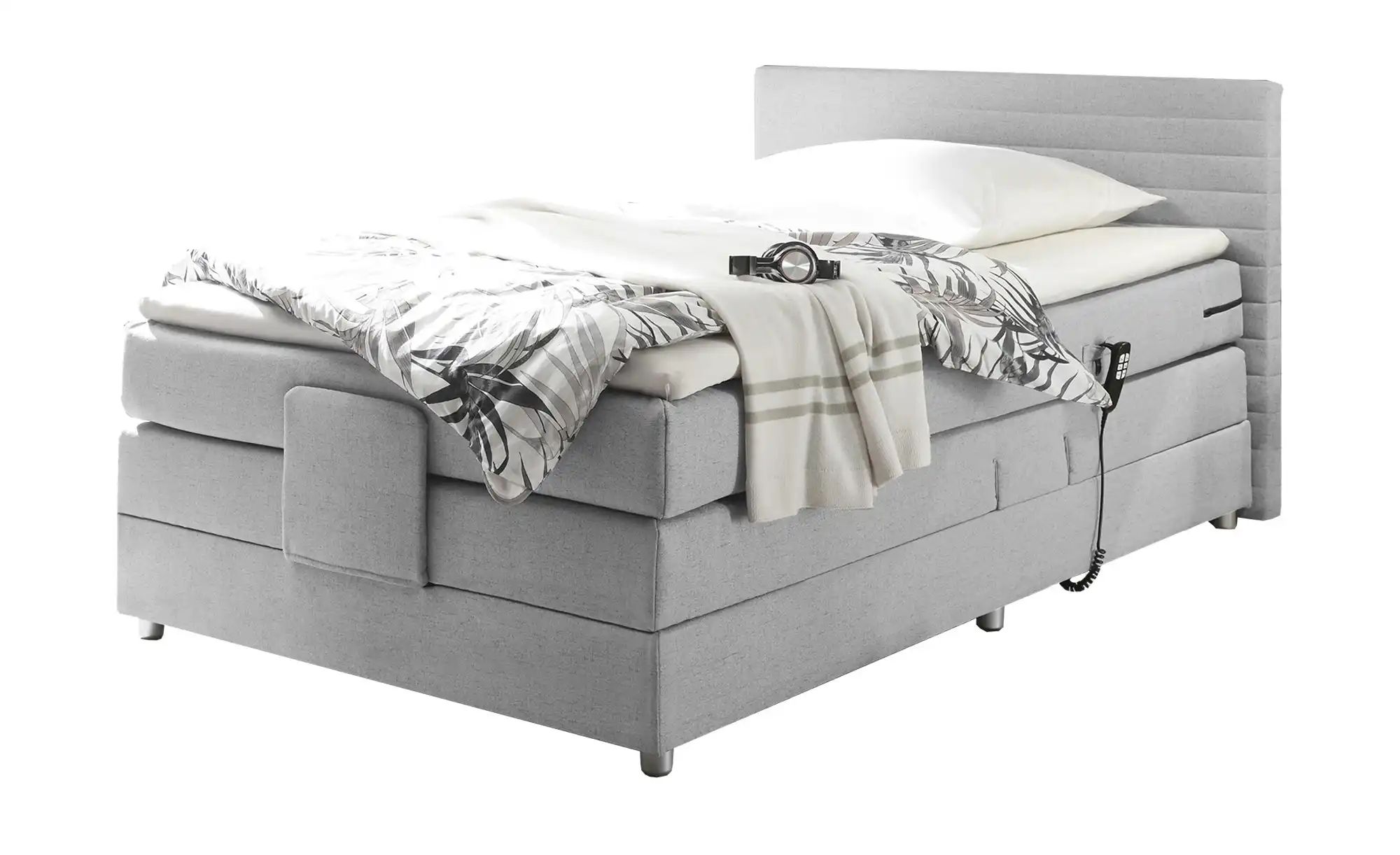 Boxspring-Motorbett  Carmen ¦ grau ¦ Maße (cm): B: 100 H: 91,5 Betten > Ein günstig online kaufen